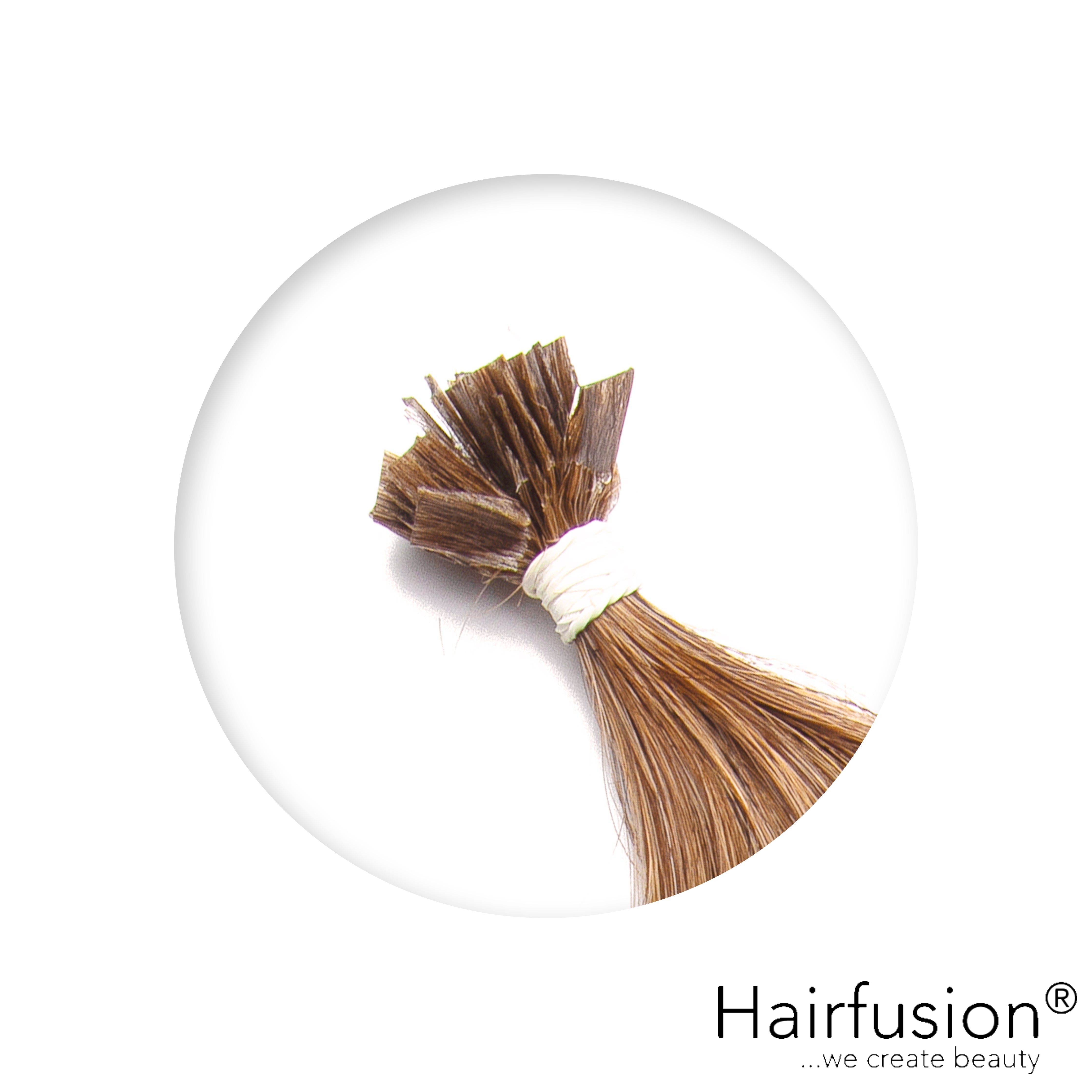 Bonding Extensions - 25 Stück (Flachbonding - Wärme-/Ultraschall) EINFARBIG Echthaar 30-70 cm