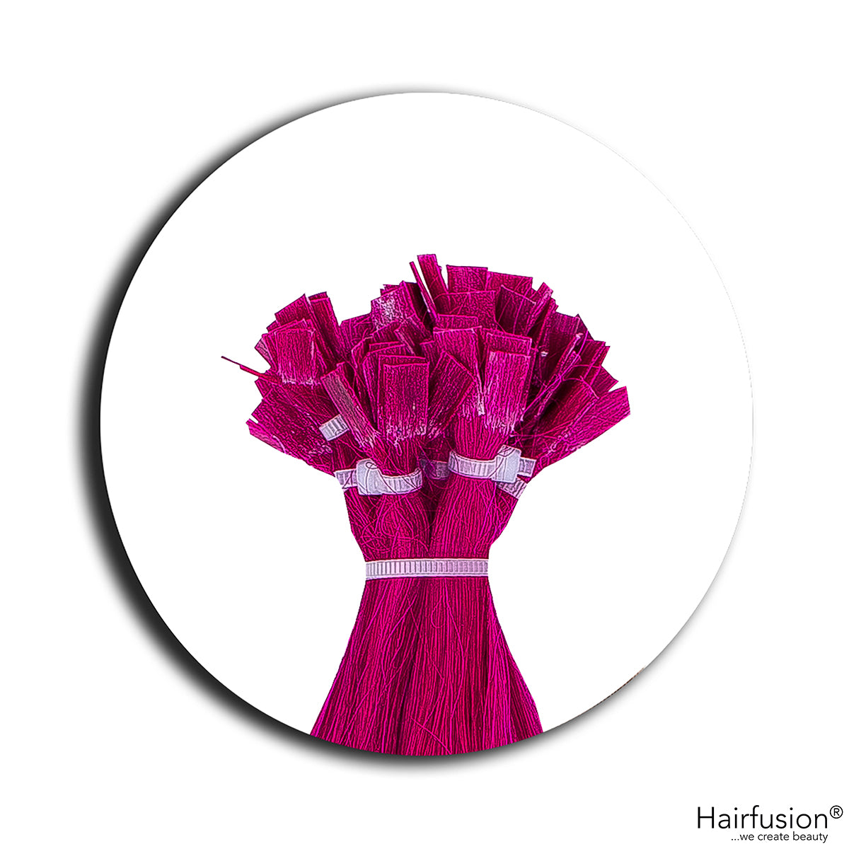 Bunte Bonding Extensions - 10 Stück (Flachbonding)  Color Crush Collection Echthaar 50 cm