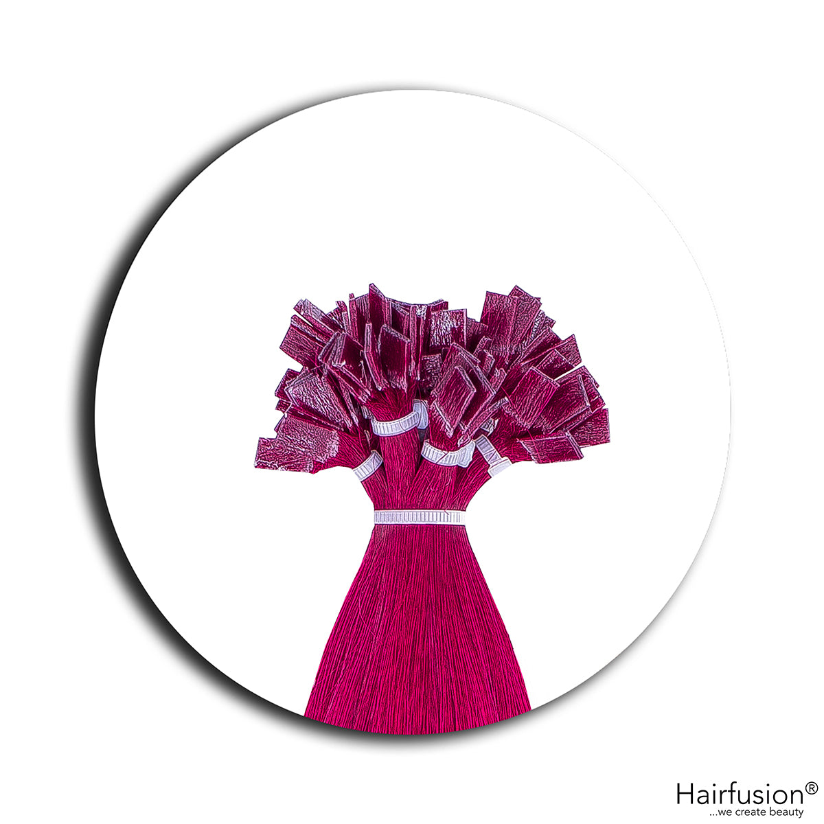 Bunte Bonding Extensions - 10 Stück (Flachbonding)  Color Crush Collection Echthaar 50 cm