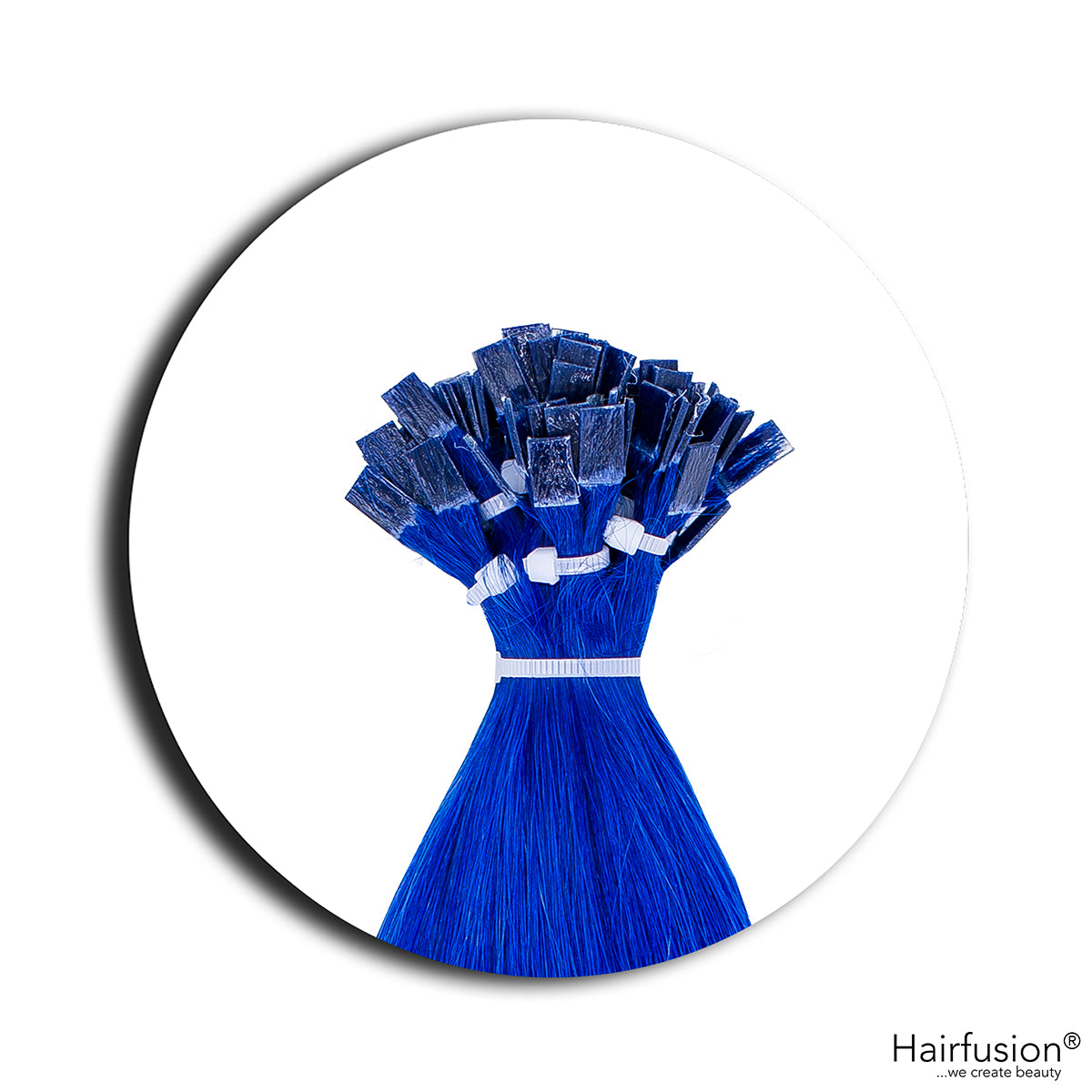 Bunte Bonding Extensions - 10 Stück (Flachbonding)  Color Crush Collection Echthaar 50 cm