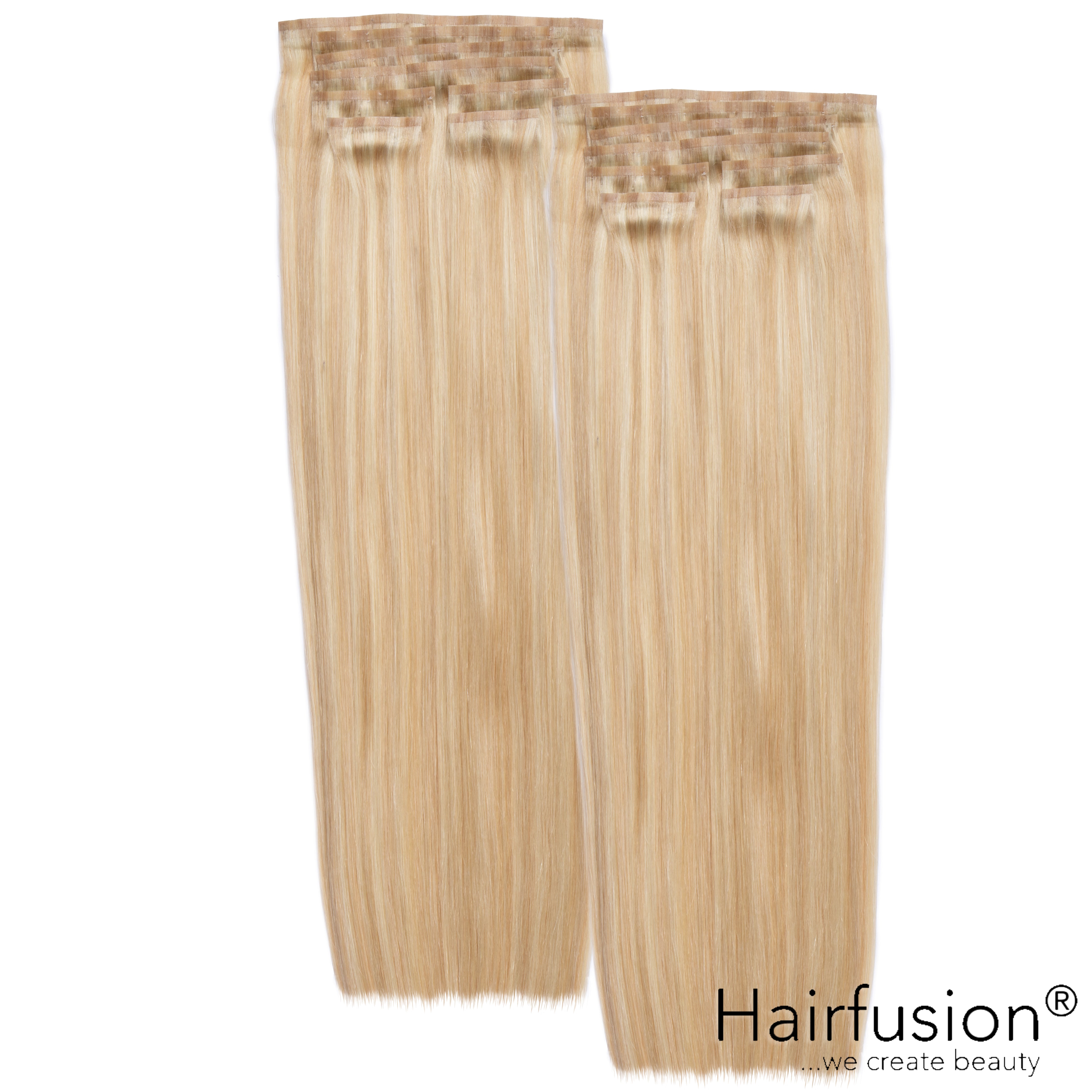 Clip-In Extensions XXXL-Volumen SET Haarverlängerung -  260 g - 16 Teile - 50 cm