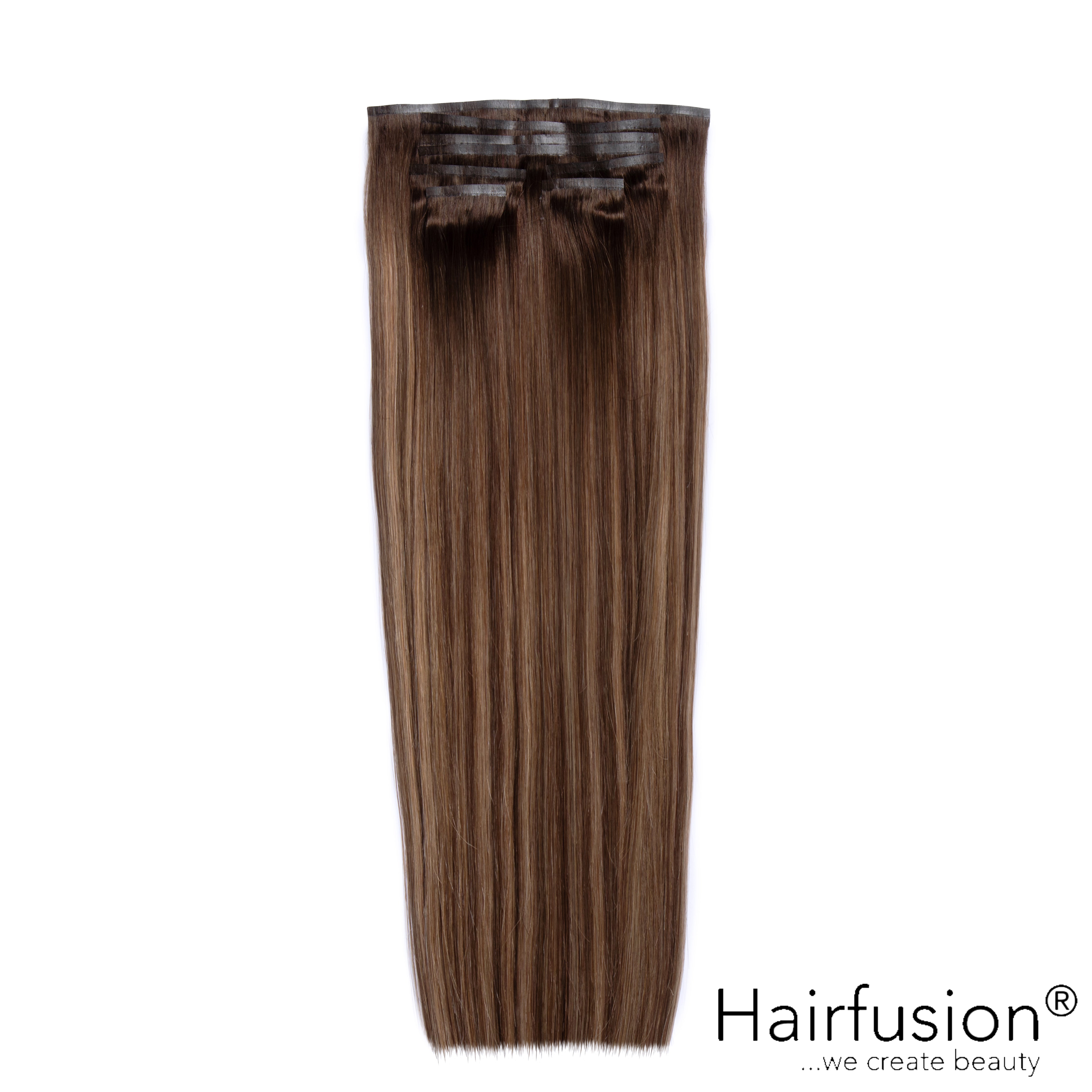 Clip-In Extensions XL-Volumen SET Haarverlängerung -  150 g - 8 Teile - 65 cm