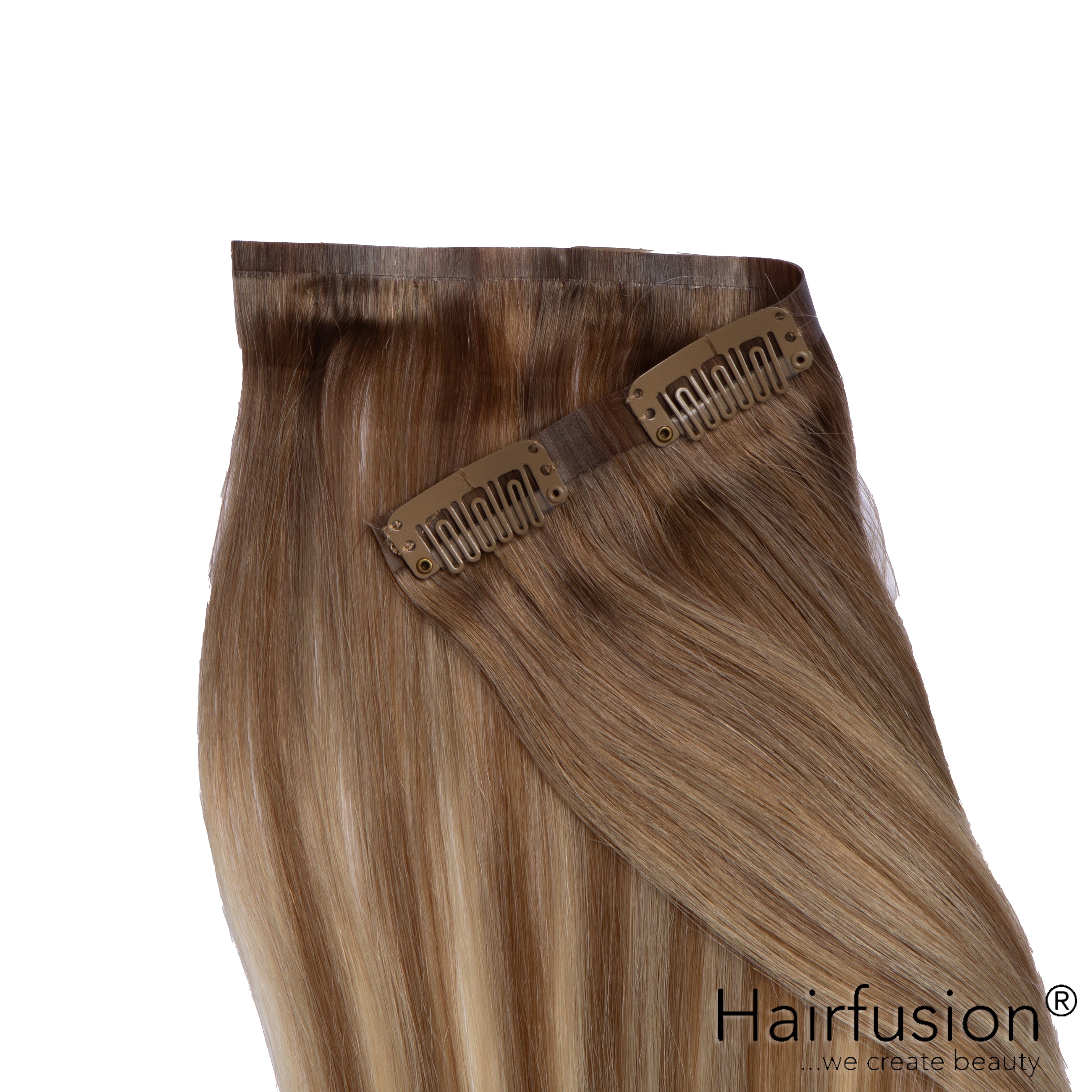 Clip-In Extensions XL-Volumen SET Haarverlängerung -  150 g - 8 Teile - 65 cm
