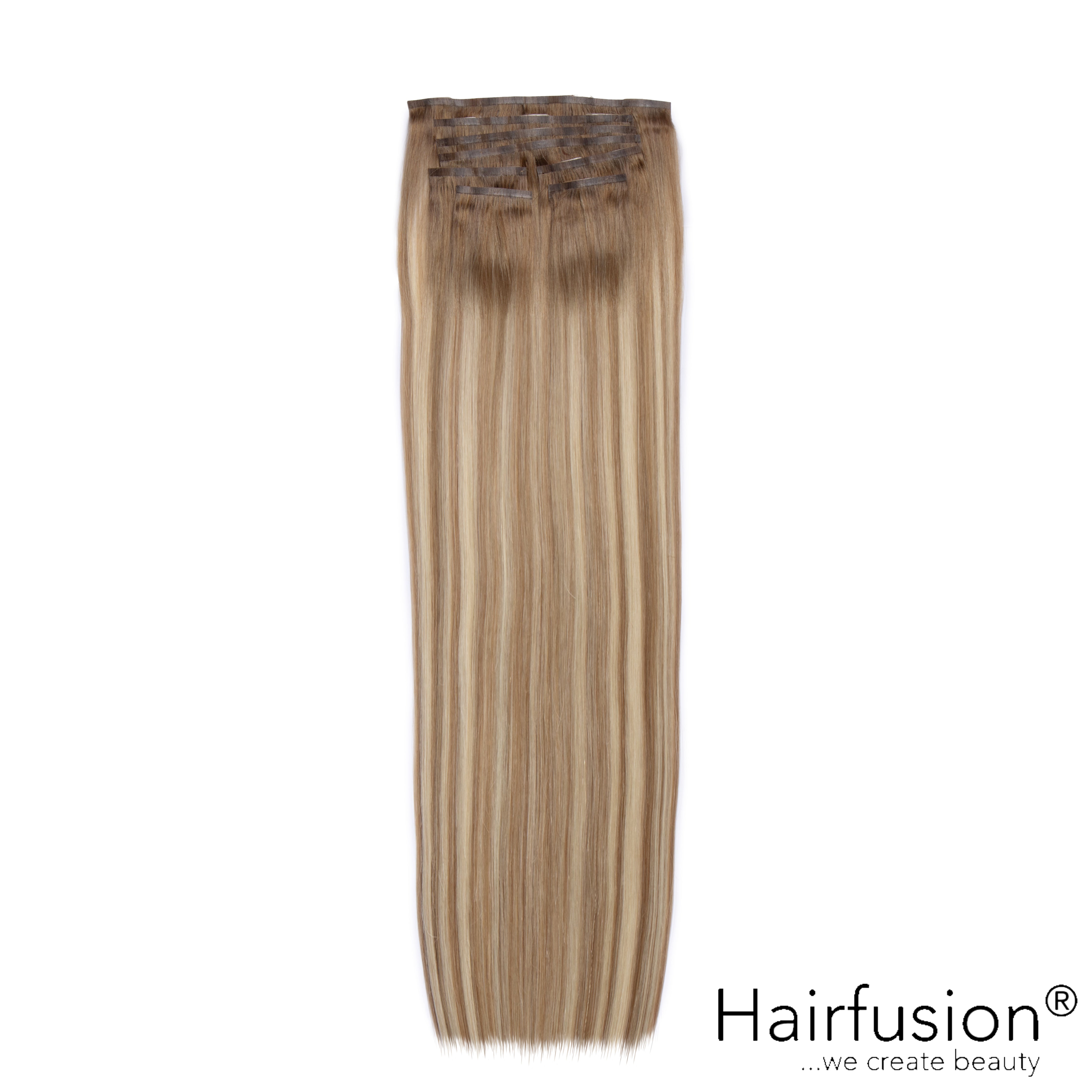 Clip-In Extensions XL-Volumen SET Haarverlängerung -  130 g - 8 Teile - 50 cm