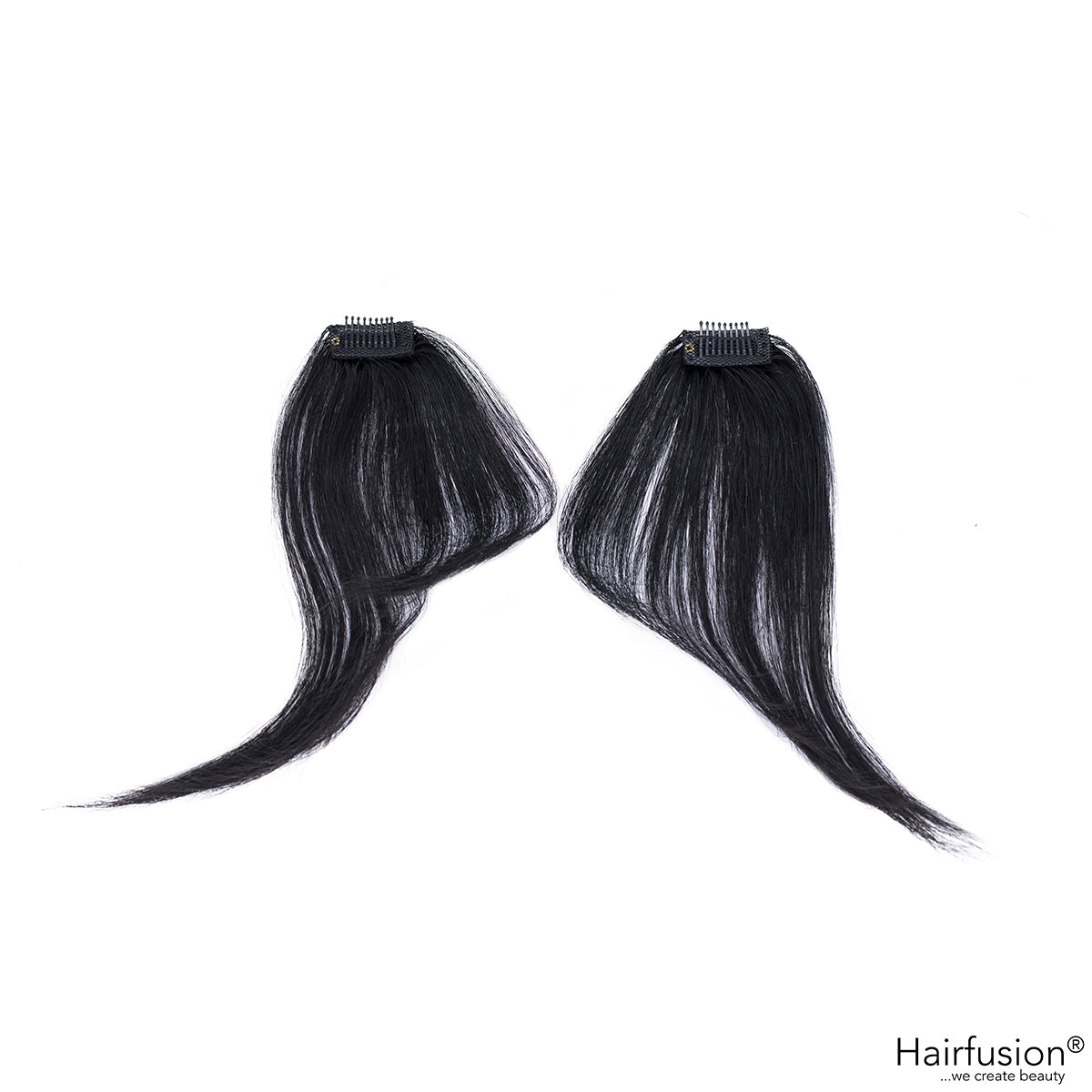 Clip-in Curtain Bangs - aus Echthaar  von HAIRFUSION
