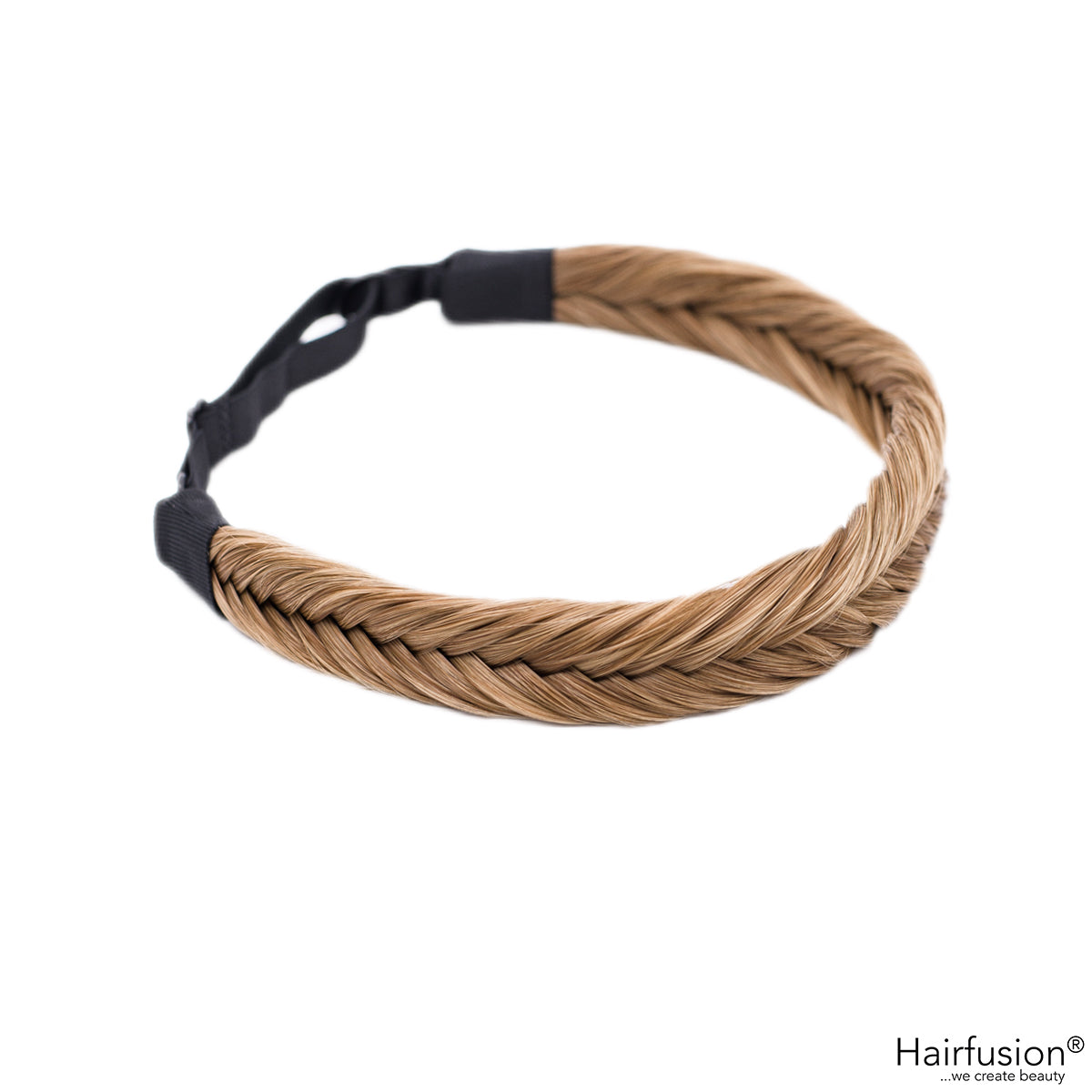 AA - Geflochtenes Haarband in Fischgrätenoptik - aus Hochwertigen Kunsthaar von HAIRFUSION