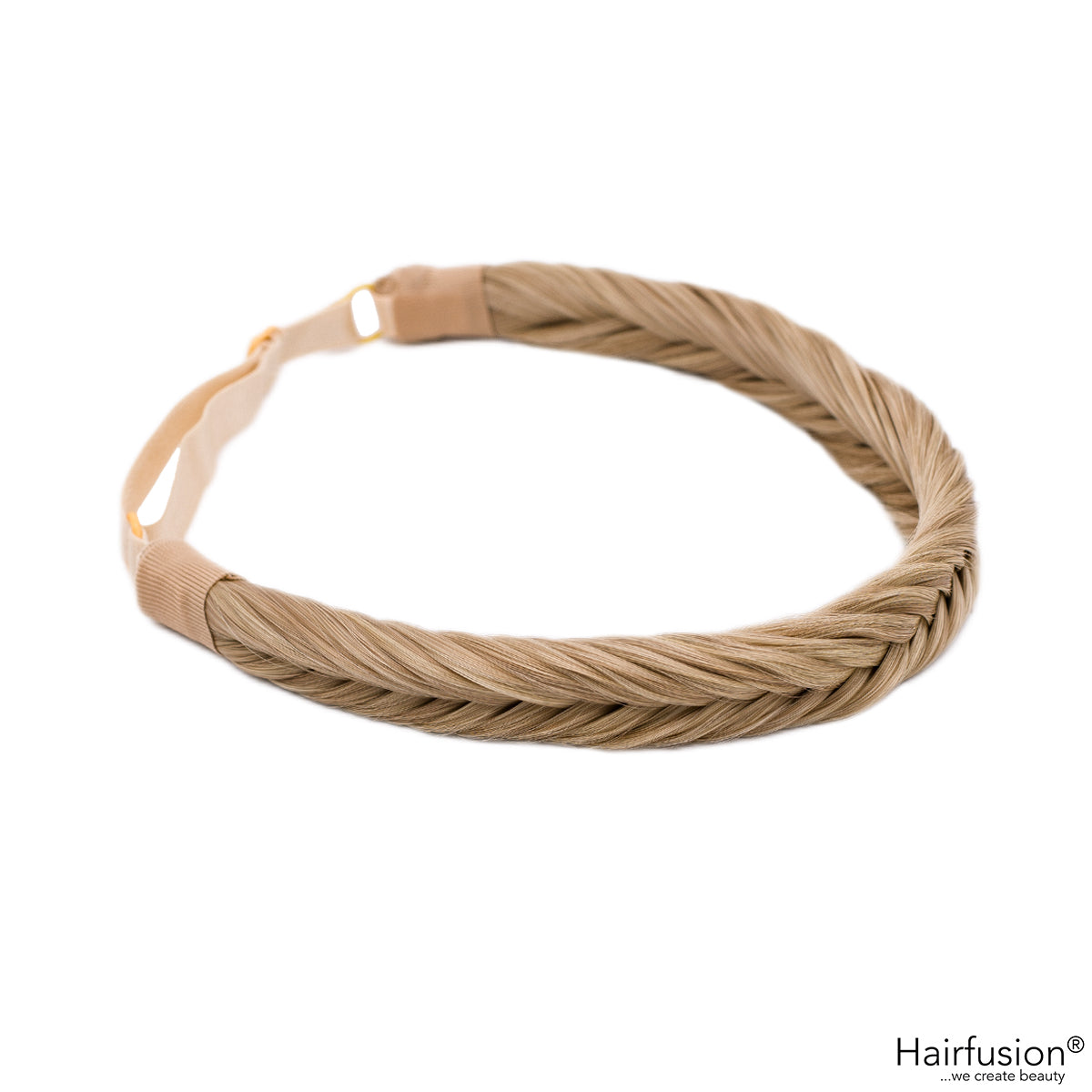 AA - Geflochtenes Haarband in Fischgrätenoptik - aus Hochwertigen Kunsthaar von HAIRFUSION