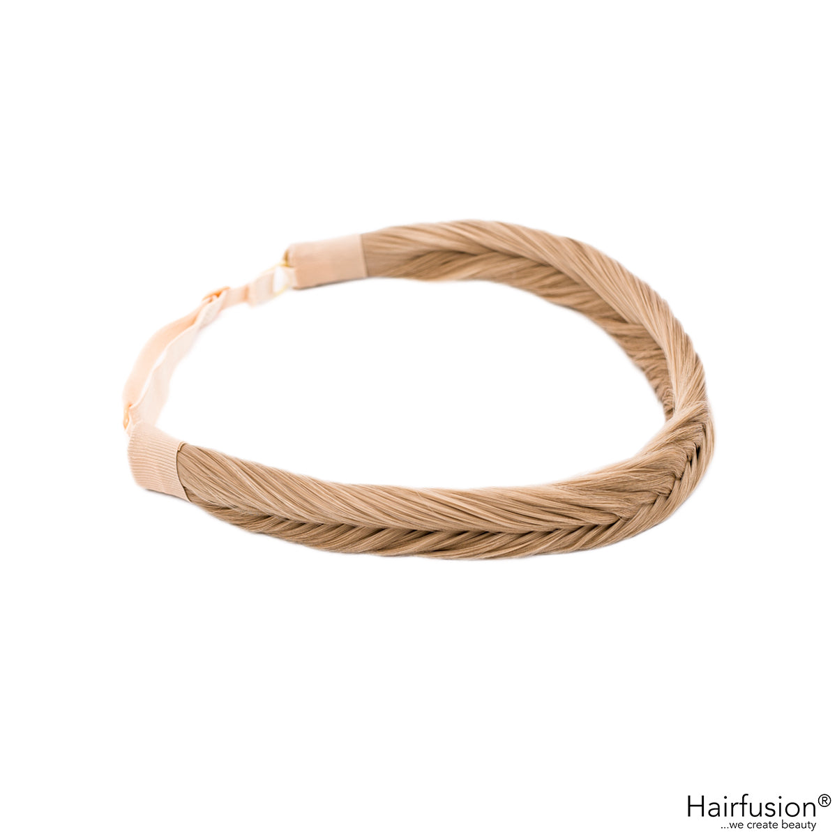 AA - Geflochtenes Haarband in Fischgrätenoptik - aus Hochwertigen Kunsthaar von HAIRFUSION