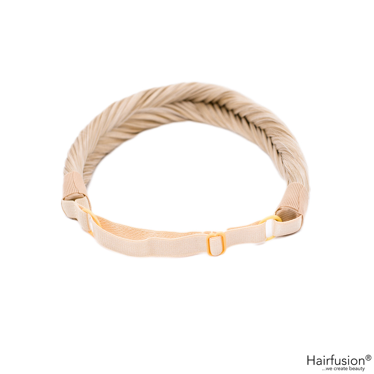 AA - Geflochtenes Haarband in Fischgrätenoptik - aus Hochwertigen Kunsthaar von HAIRFUSION