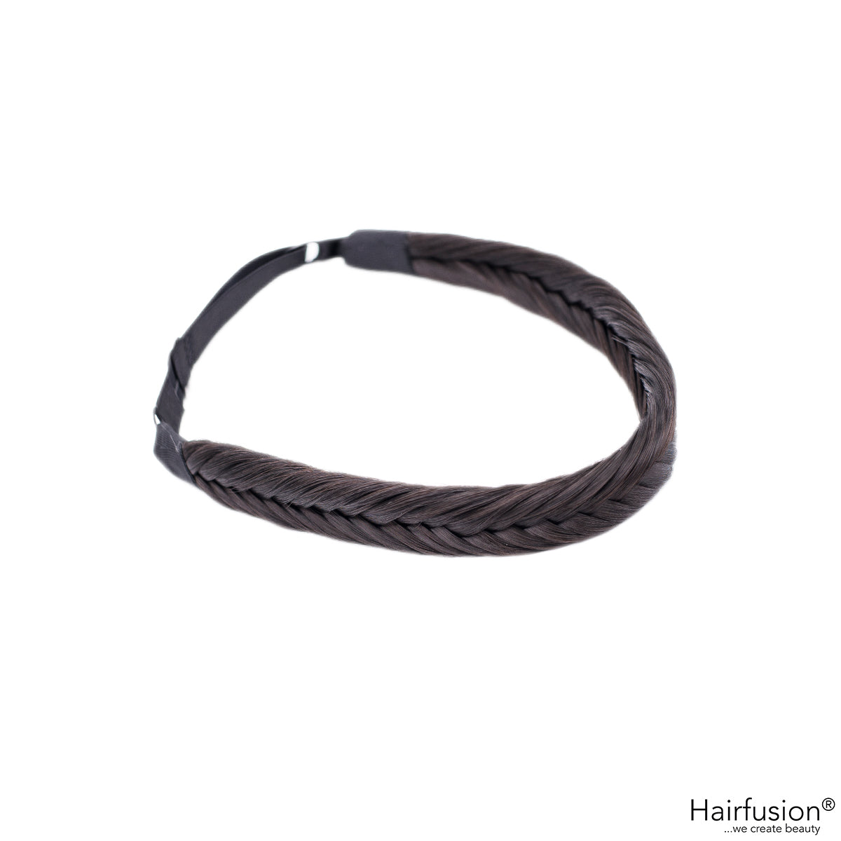 AA - Geflochtenes Haarband in Fischgrätenoptik - aus Hochwertigen Kunsthaar von HAIRFUSION