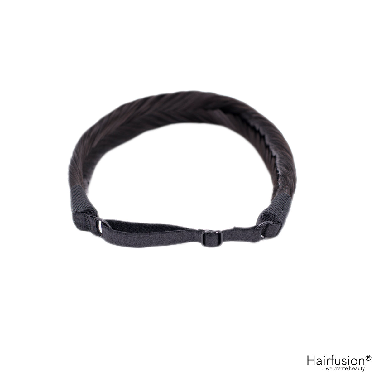 AA - Geflochtenes Haarband in Fischgrätenoptik - aus Hochwertigen Kunsthaar von HAIRFUSION
