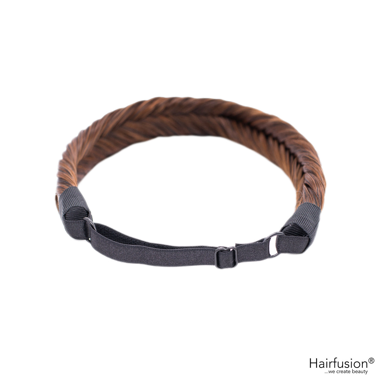 AA - Geflochtenes Haarband in Fischgrätenoptik - aus Hochwertigen Kunsthaar von HAIRFUSION