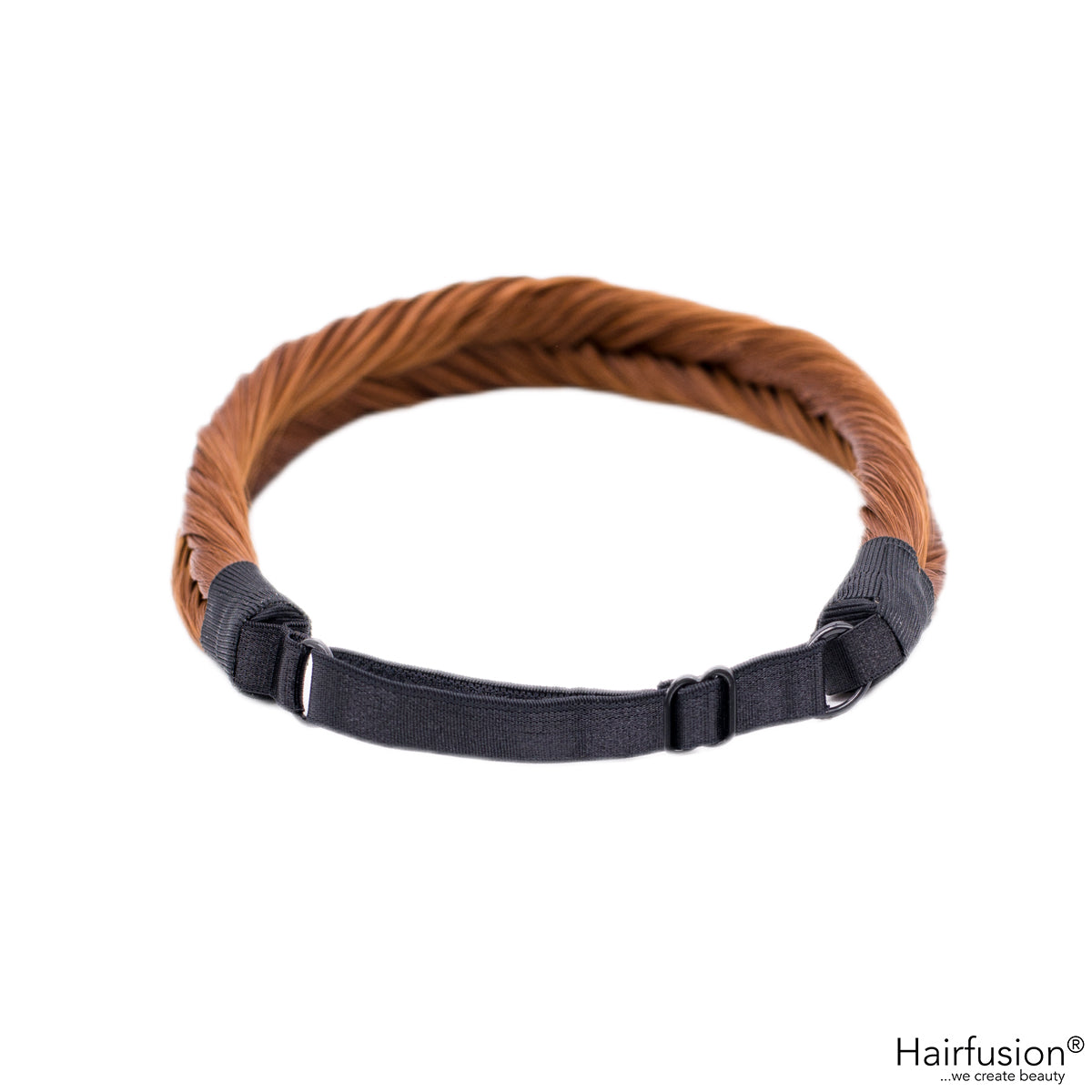 AA - Geflochtenes Haarband in Fischgrätenoptik - aus Hochwertigen Kunsthaar von HAIRFUSION