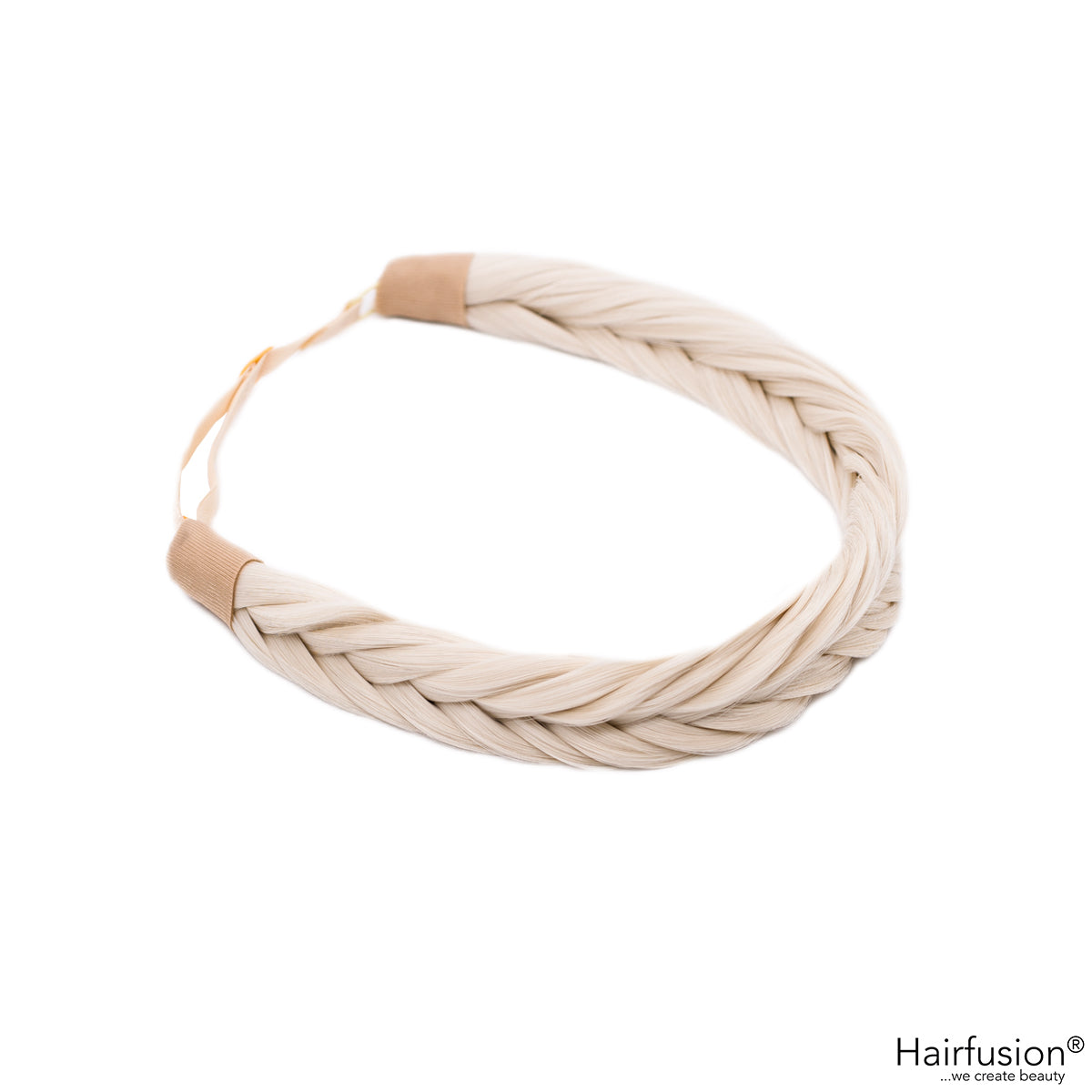 AA - Geflochtenes Haarband in Fischgrätenoptik - aus Hochwertigen Kunsthaar von HAIRFUSION