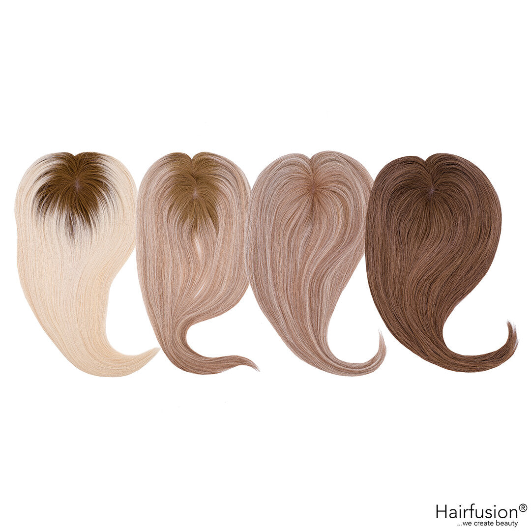 Oberkopf Haarteil - Silk Topper  - zum Einclippen - Länge 40 cm Haarmenge 65 g