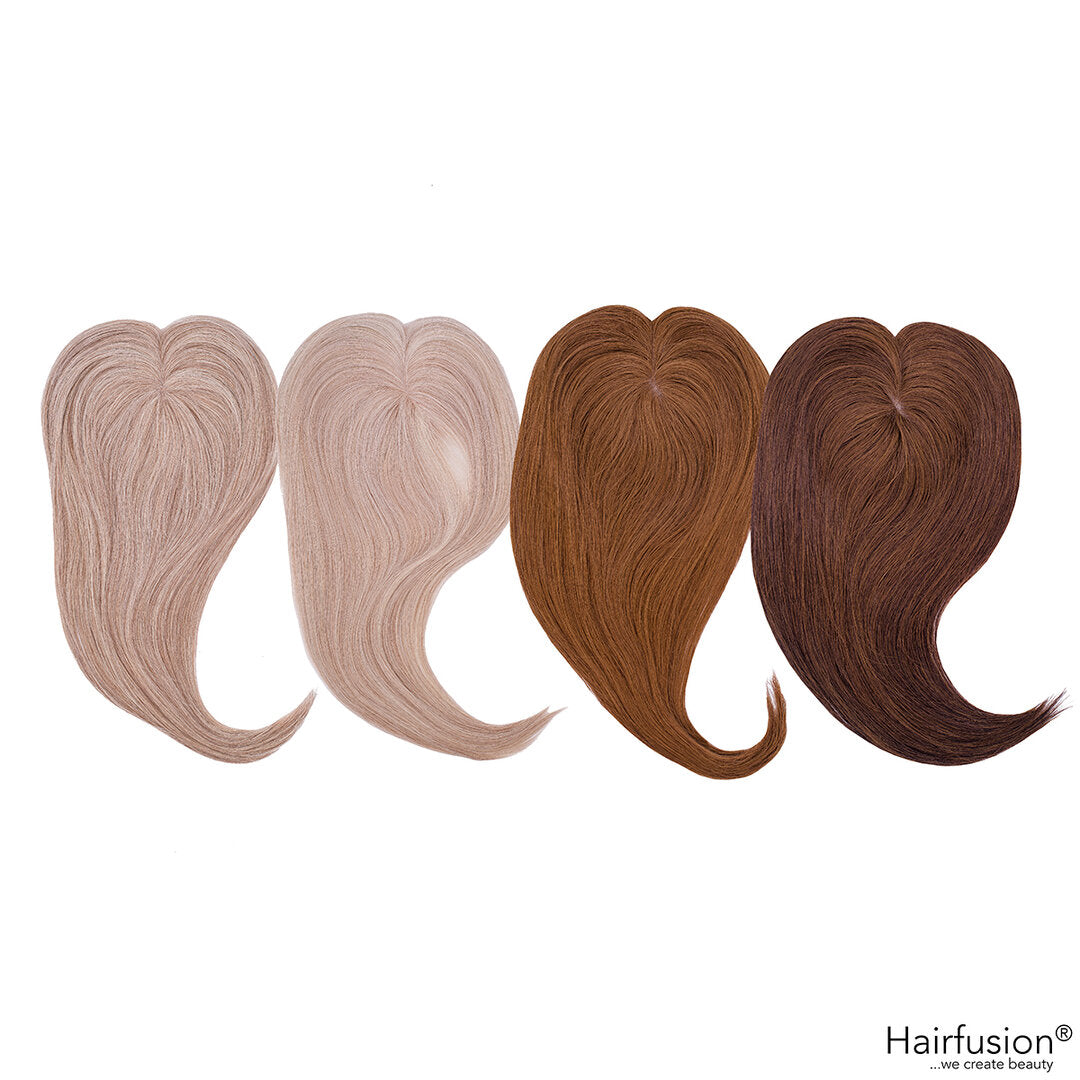 Oberkopf Haarteil - Silk Topper  - zum Einclippen - Länge 40 cm Haarmenge 65 g