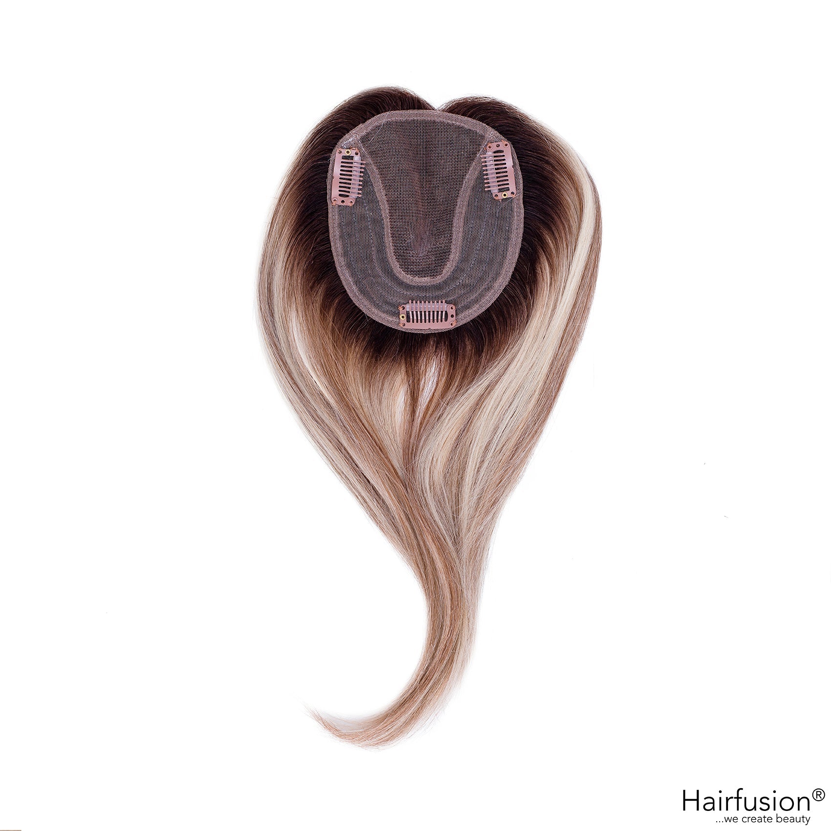 Oberkopf Haarteil - light PLUS - zum Einclippen - Länge 35 cm Haarmenge 30-35 g