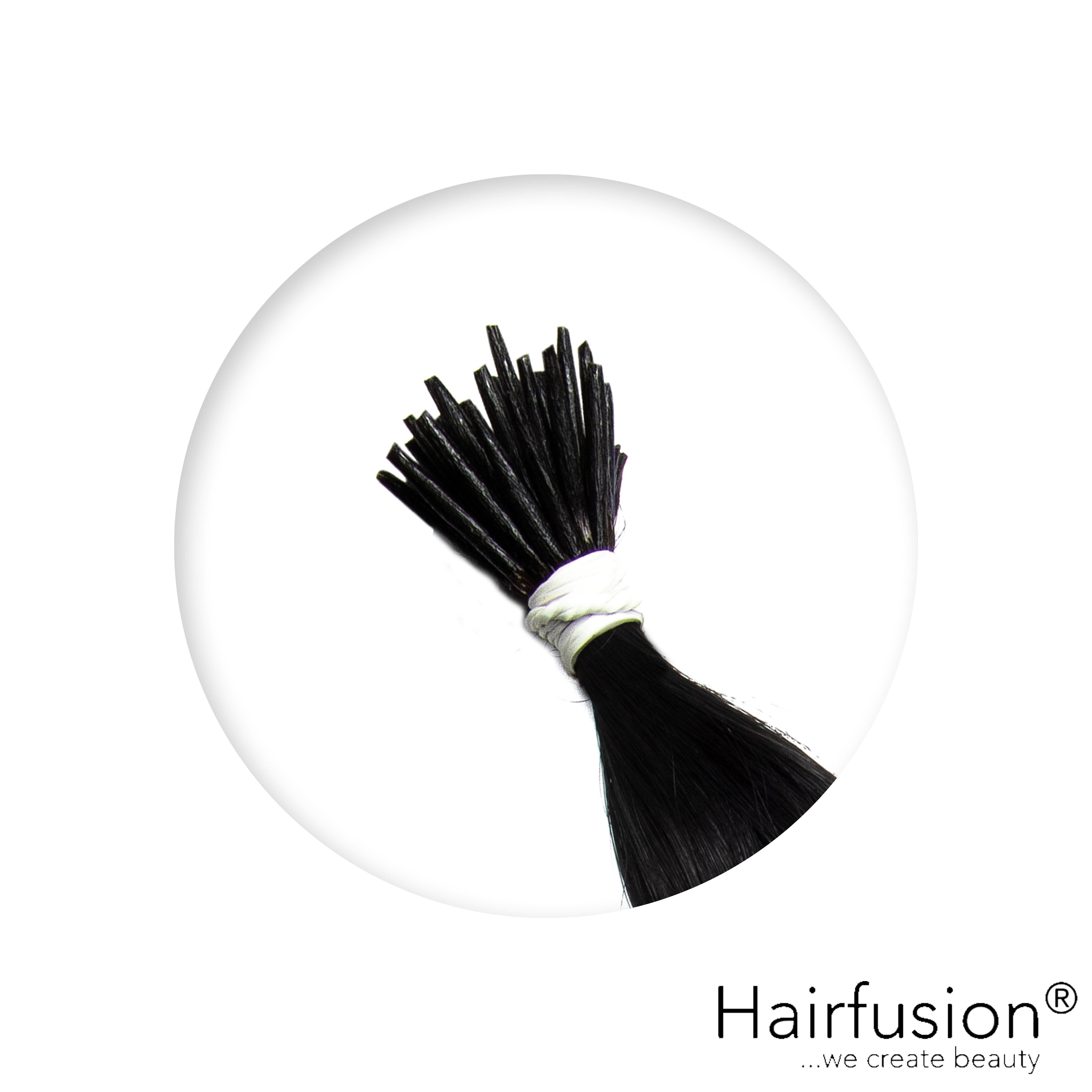 Extensions Microrings - Stück 25 (Rundbonding) EINFARBIG Echthaar von HAIRFUSION