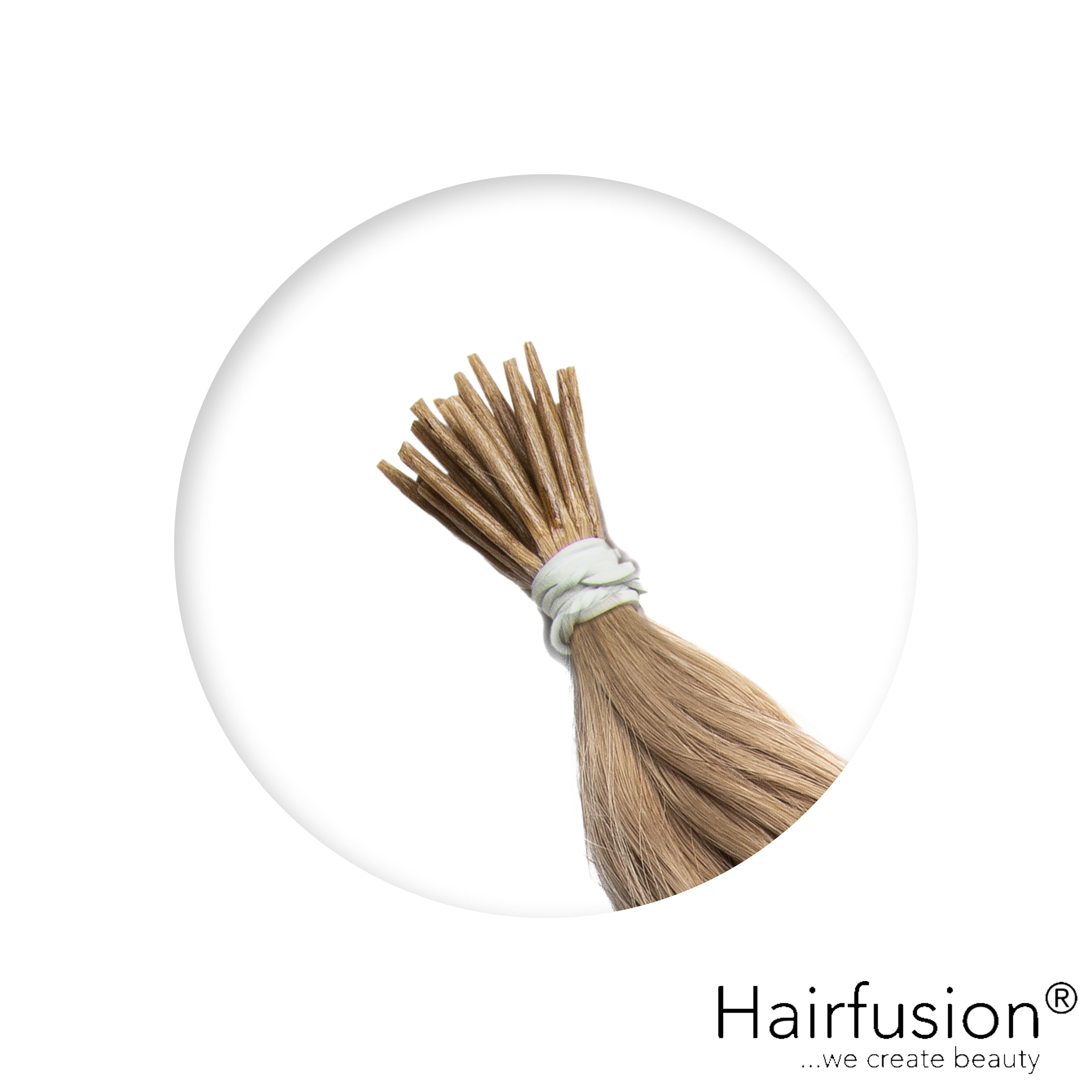 Microring Extensions - Stück 25 (Rundbonding) NATURAL ASHY Echthaar von HAIRFUSION