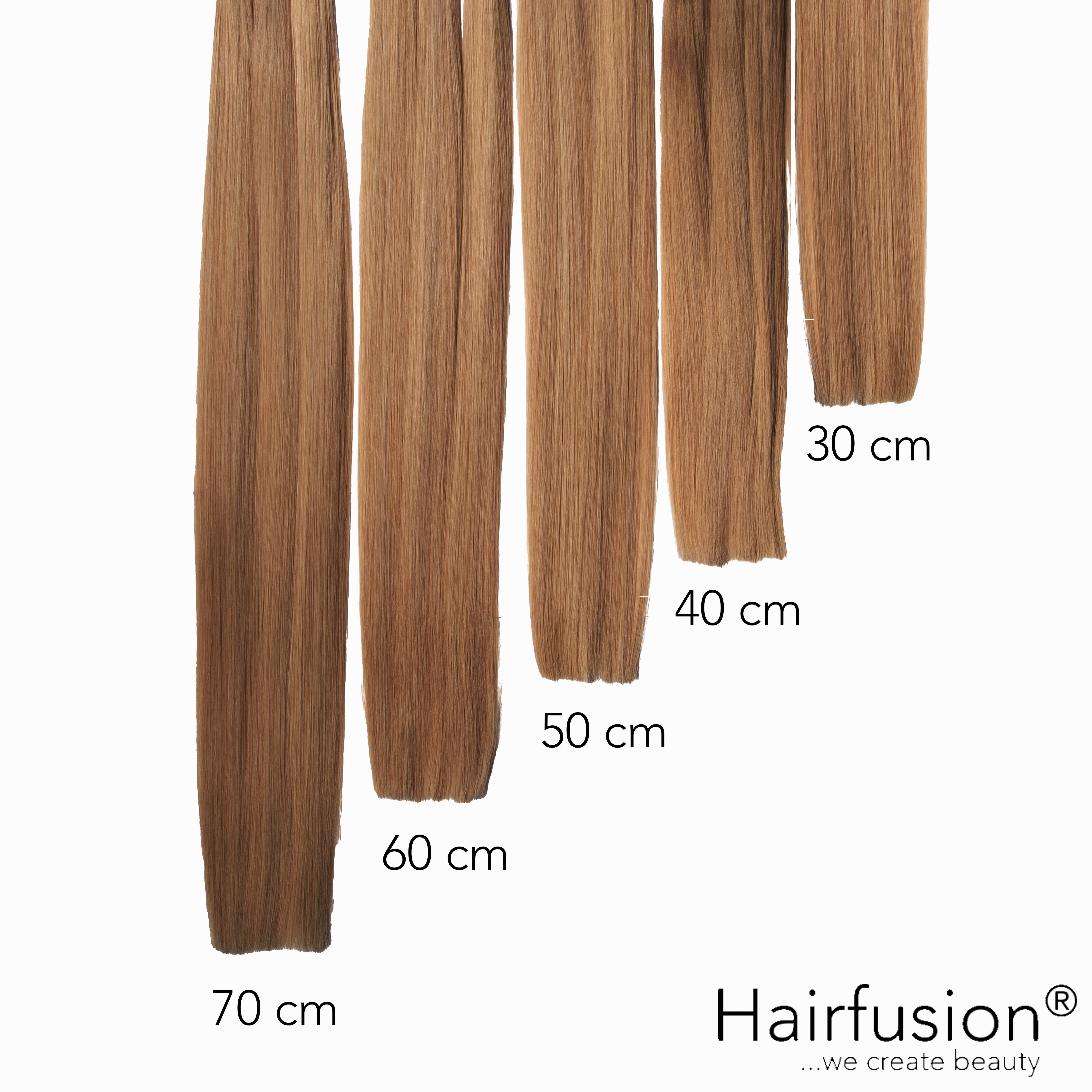 Nanoring Extensions - 25 Stück EINFARBIG von HAIRFUSION