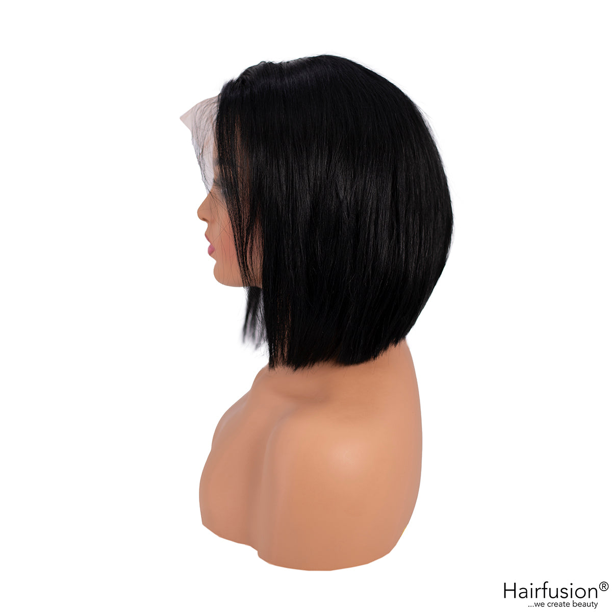 Echthaar Perücke schwarz - Kim K.