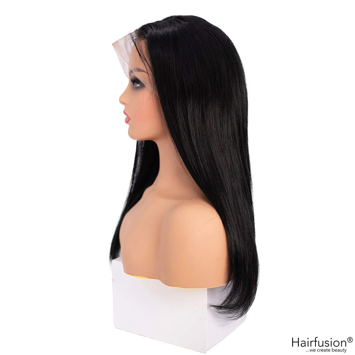 Echthaar Perücke schwarz - Kim K.