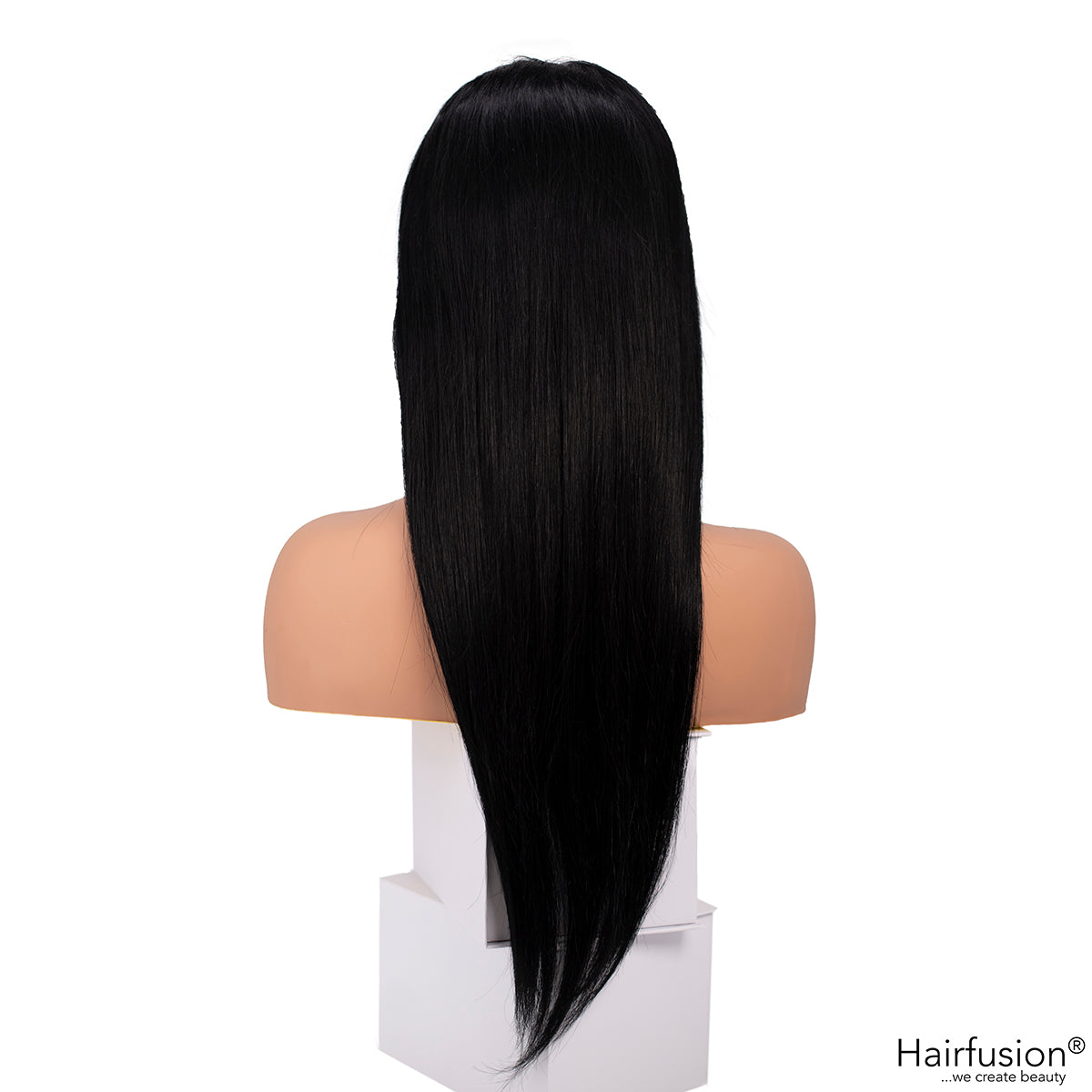 Echthaar Perücke schwarz - Kim K.