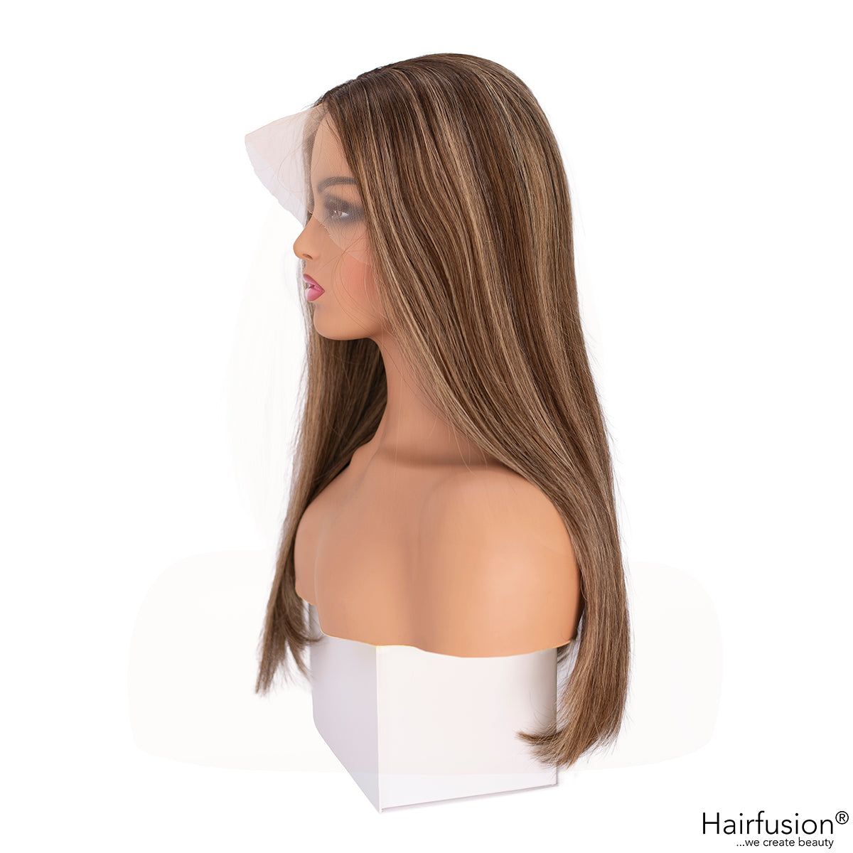 Echthaar Perücke Balayage braun - J. Lo