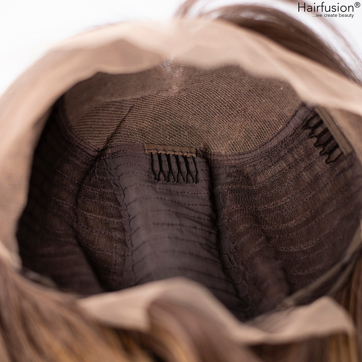 Echthaar Perücke soft Balayage braun - Princess of Wales