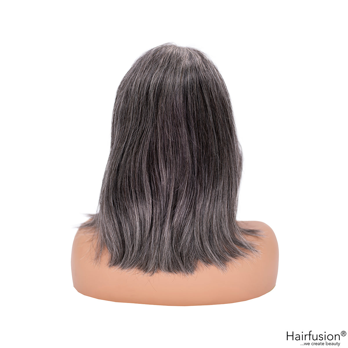 Echthaar Perücke naturgrau - Silver Star