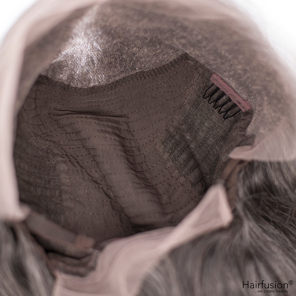 Echthaar Perücke naturgrau - Silver Star