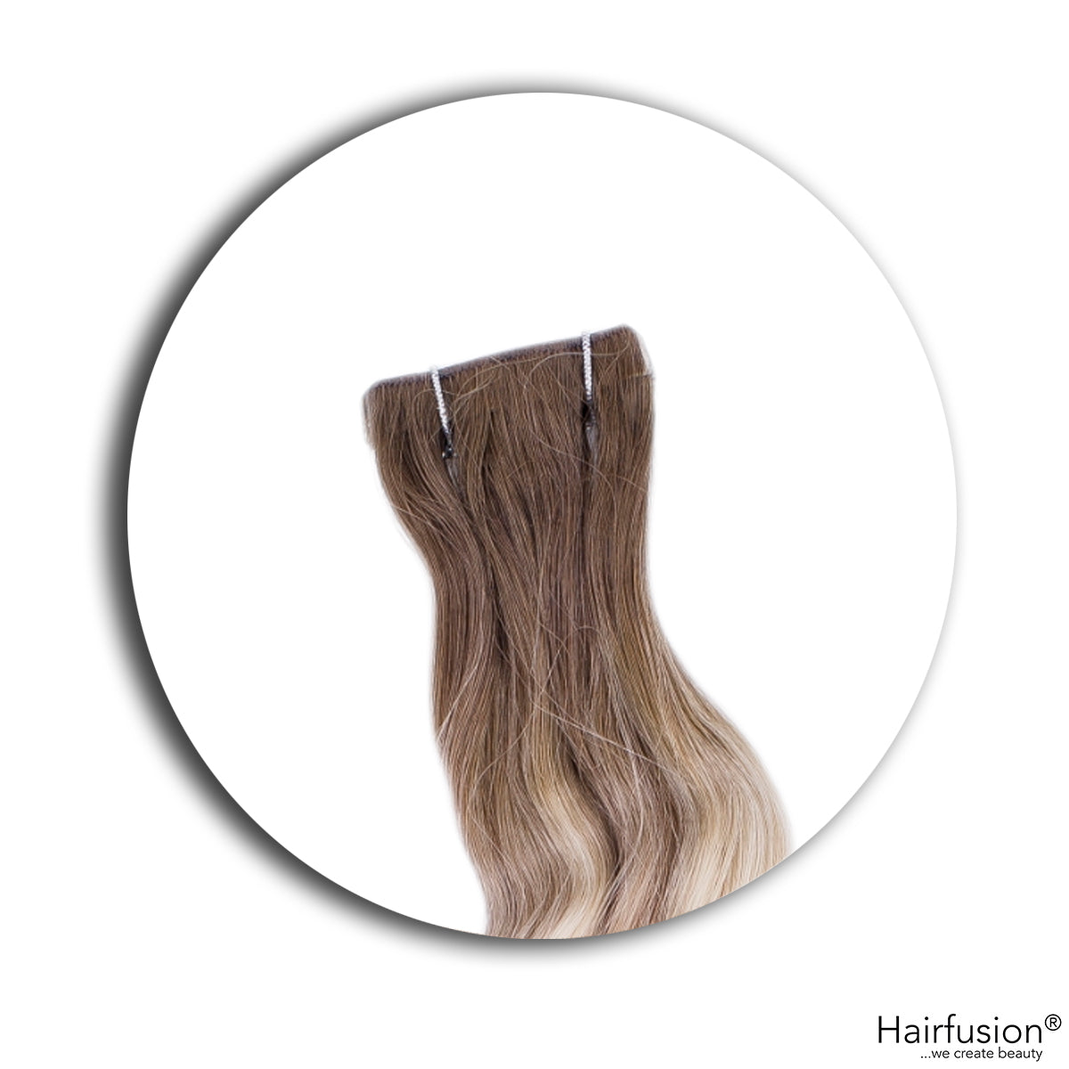 gelockte Tapeextensions - 10 Stück  Echthaar 45-50 cm und  65-70 cm