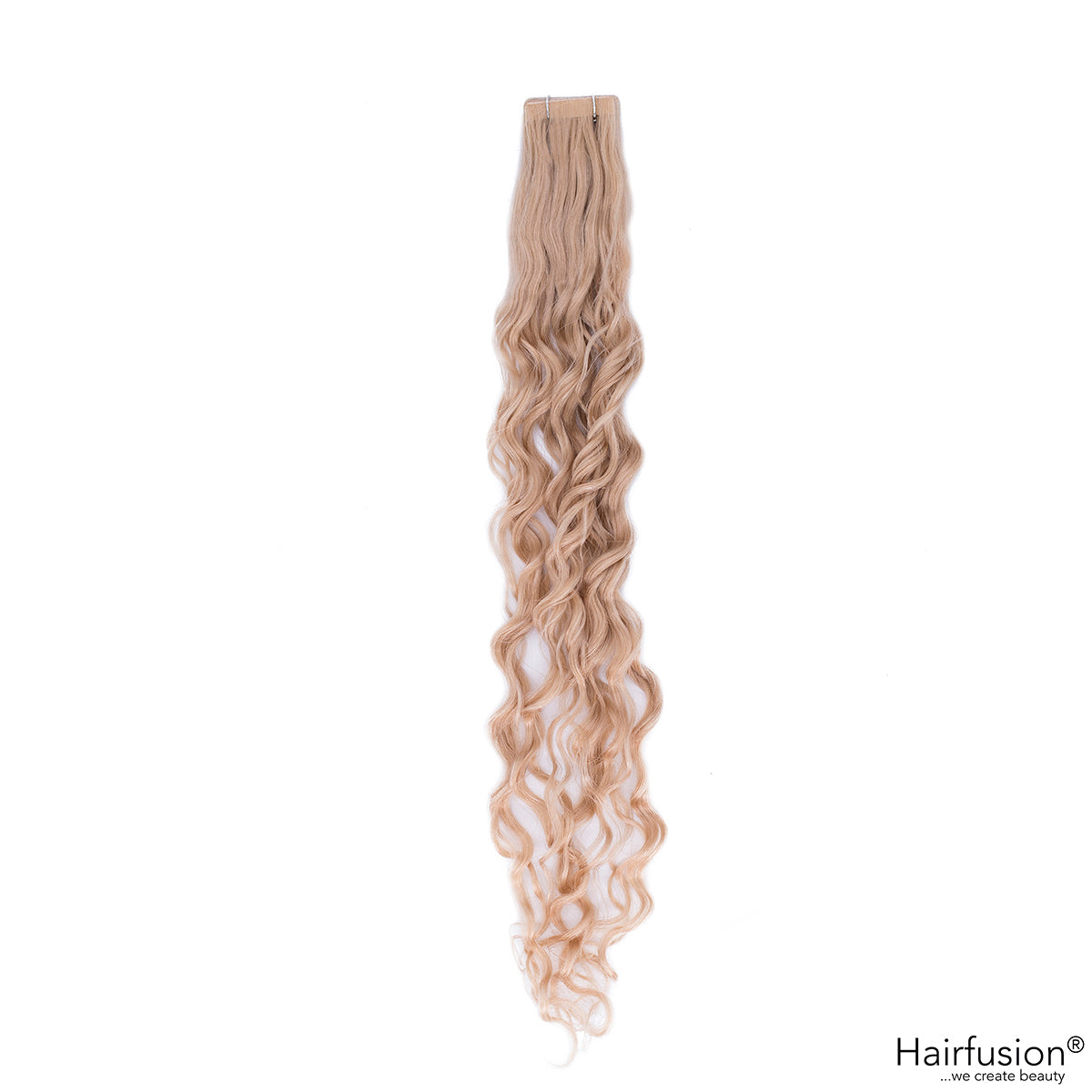 Haarverlängerung Invisible Tape Extensions - 10 Stück EINFARBIG Echthaar von HAIRFUSION