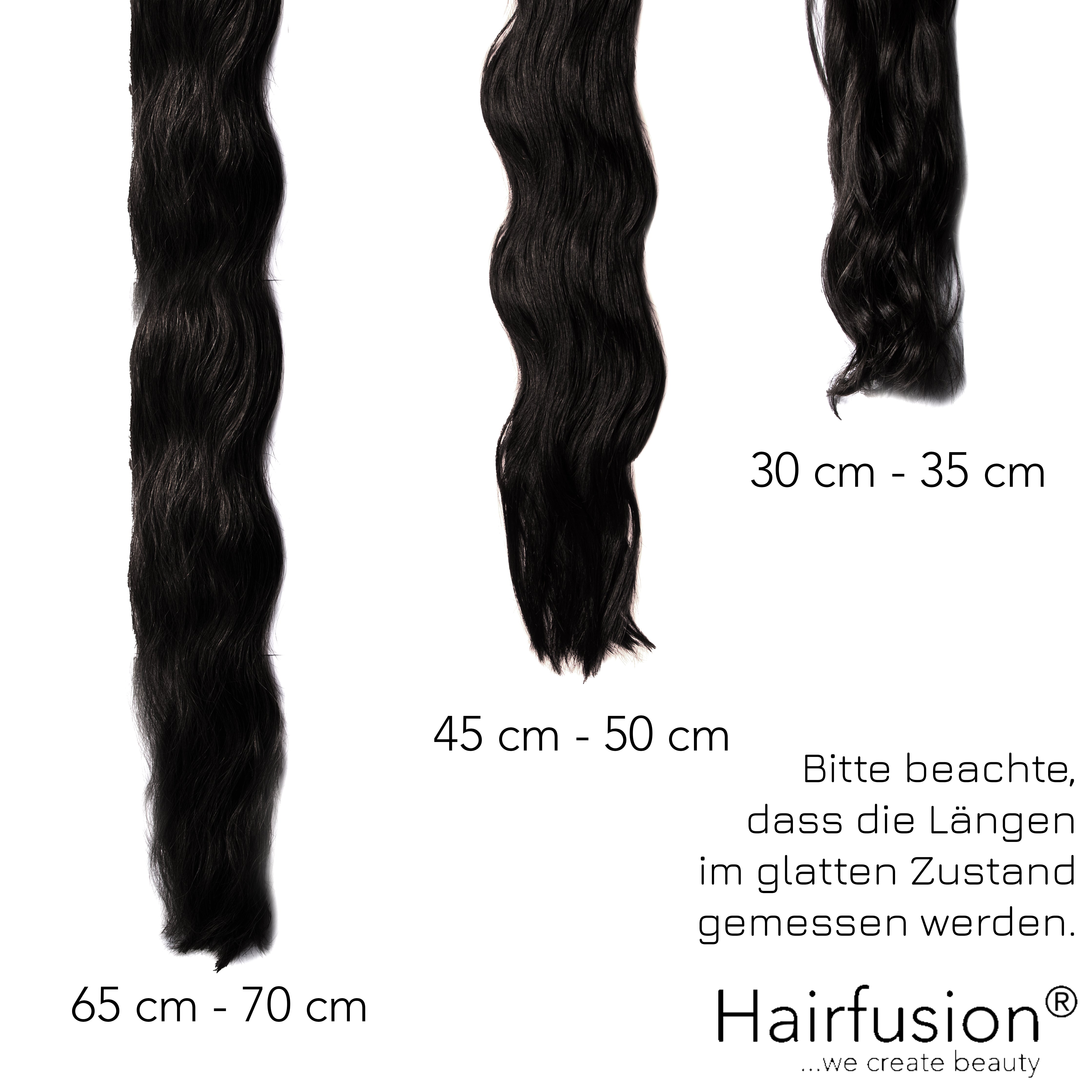 Haarverlängerung Invisible Tape Extensions - 10 Stück EINFARBIG Echthaar von HAIRFUSION