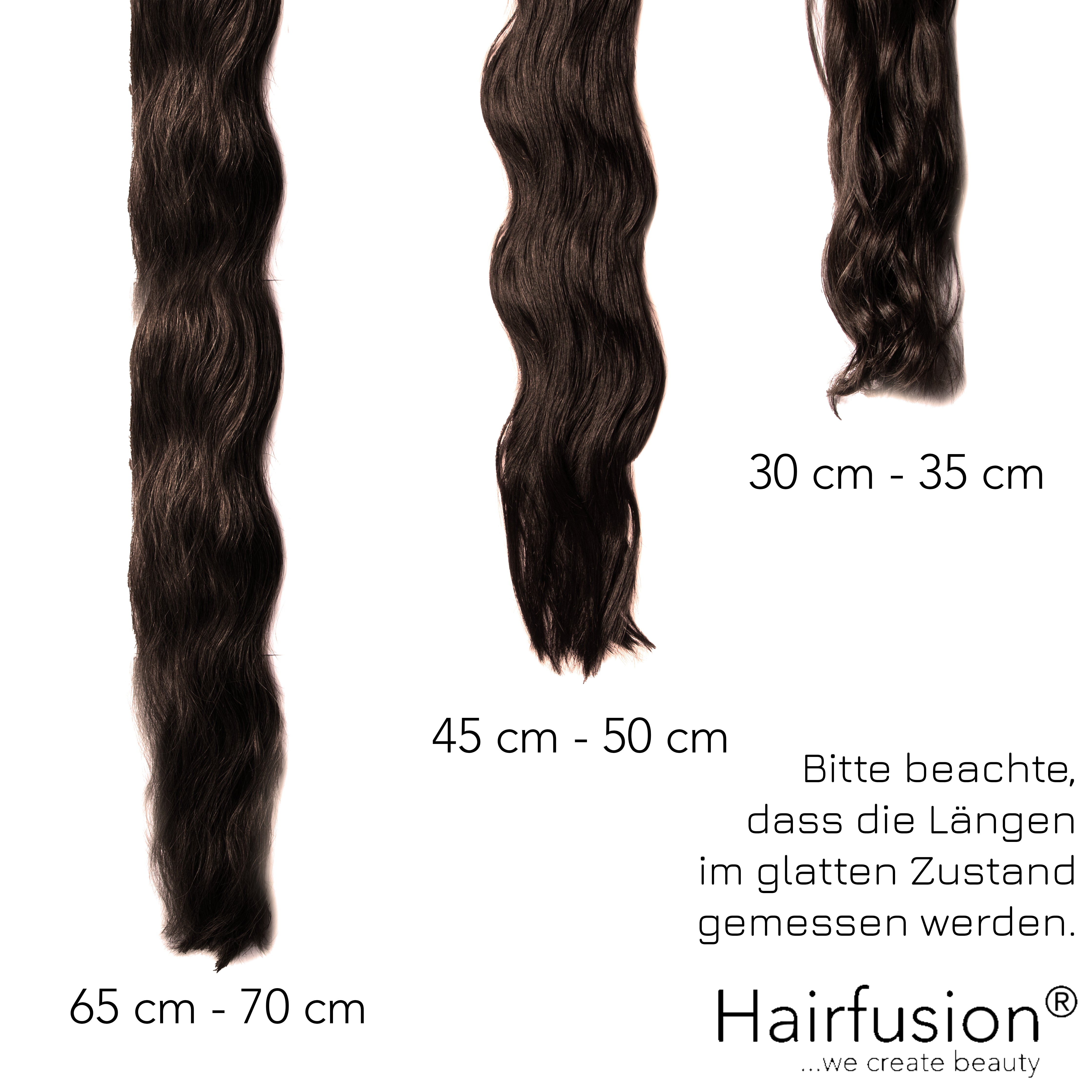 Haarverlängerung Invisible Tape Extensions - 10 Stück EINFARBIG Echthaar von HAIRFUSION