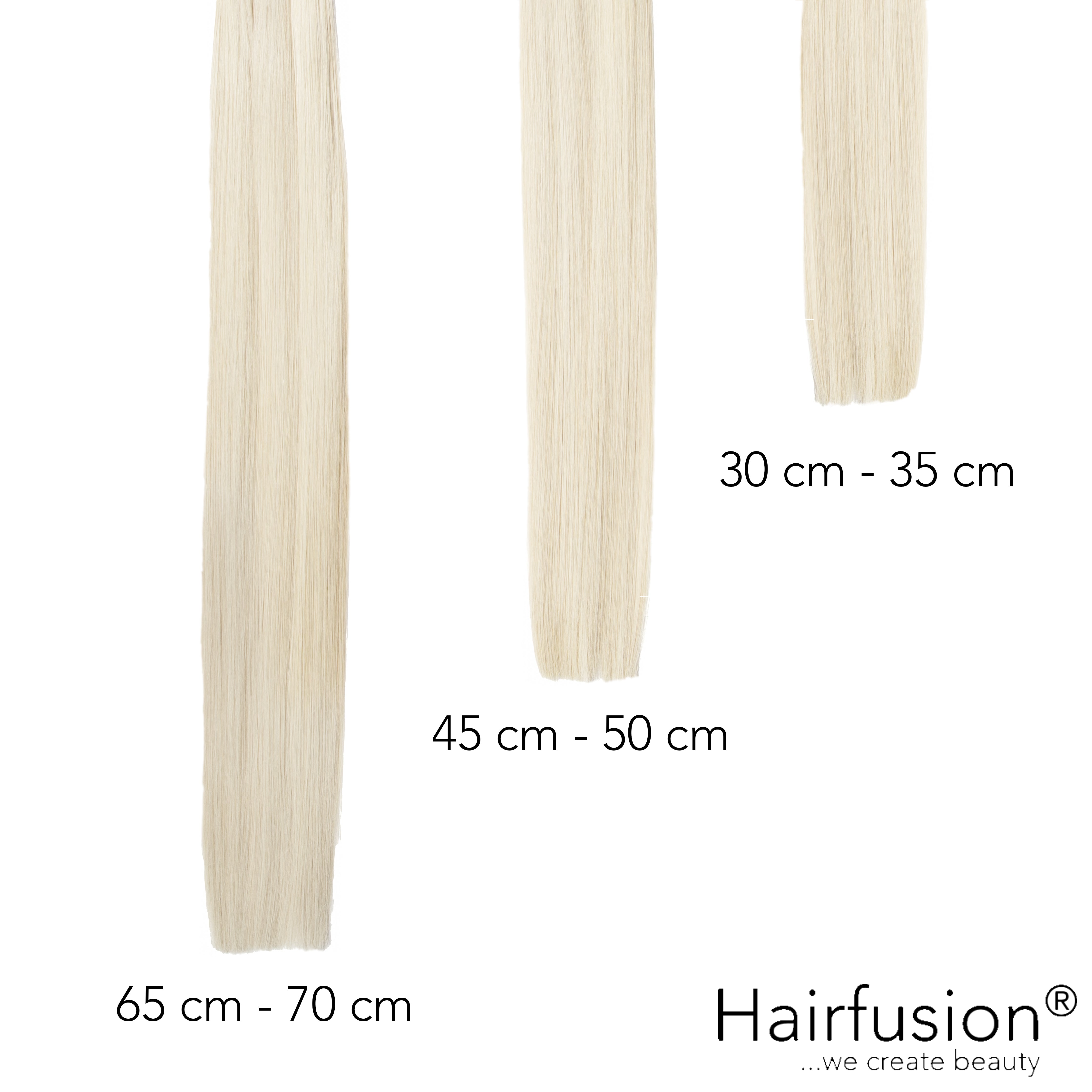 Invisible Tape Extensions - 10 Stück NATURAL ASHY Echthaar 45-50 cm und 65-70 cm