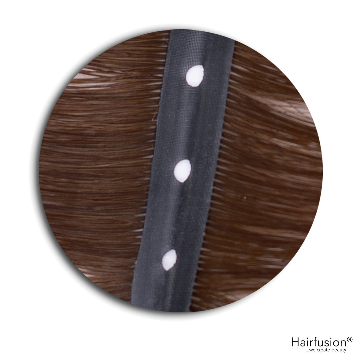 100 gr. BUTTERFLY INVISIBLE Tresse Echthaar 50 cm