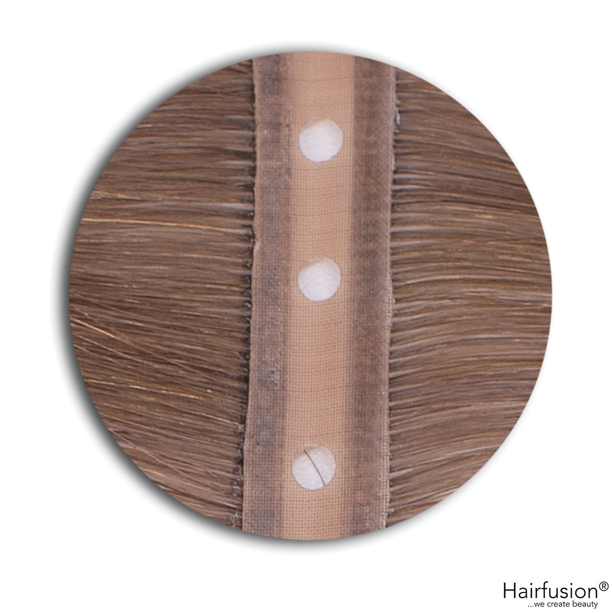 100 gr. BUTTERFLY INVISIBLE Tresse Echthaar 50 cm