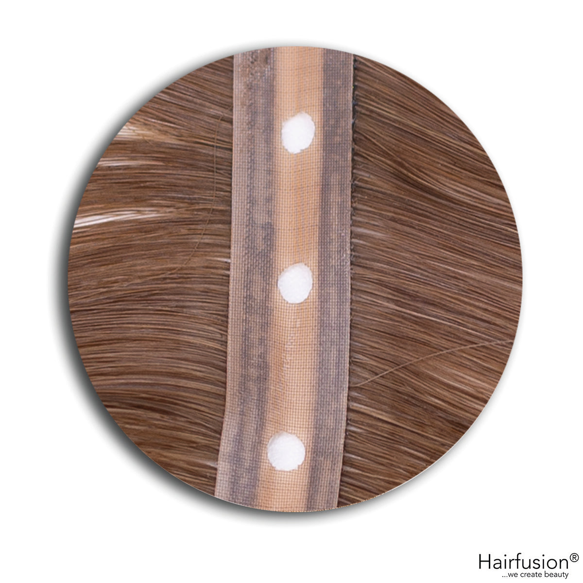 100 gr. BUTTERFLY INVISIBLE Tresse Echthaar 50 cm