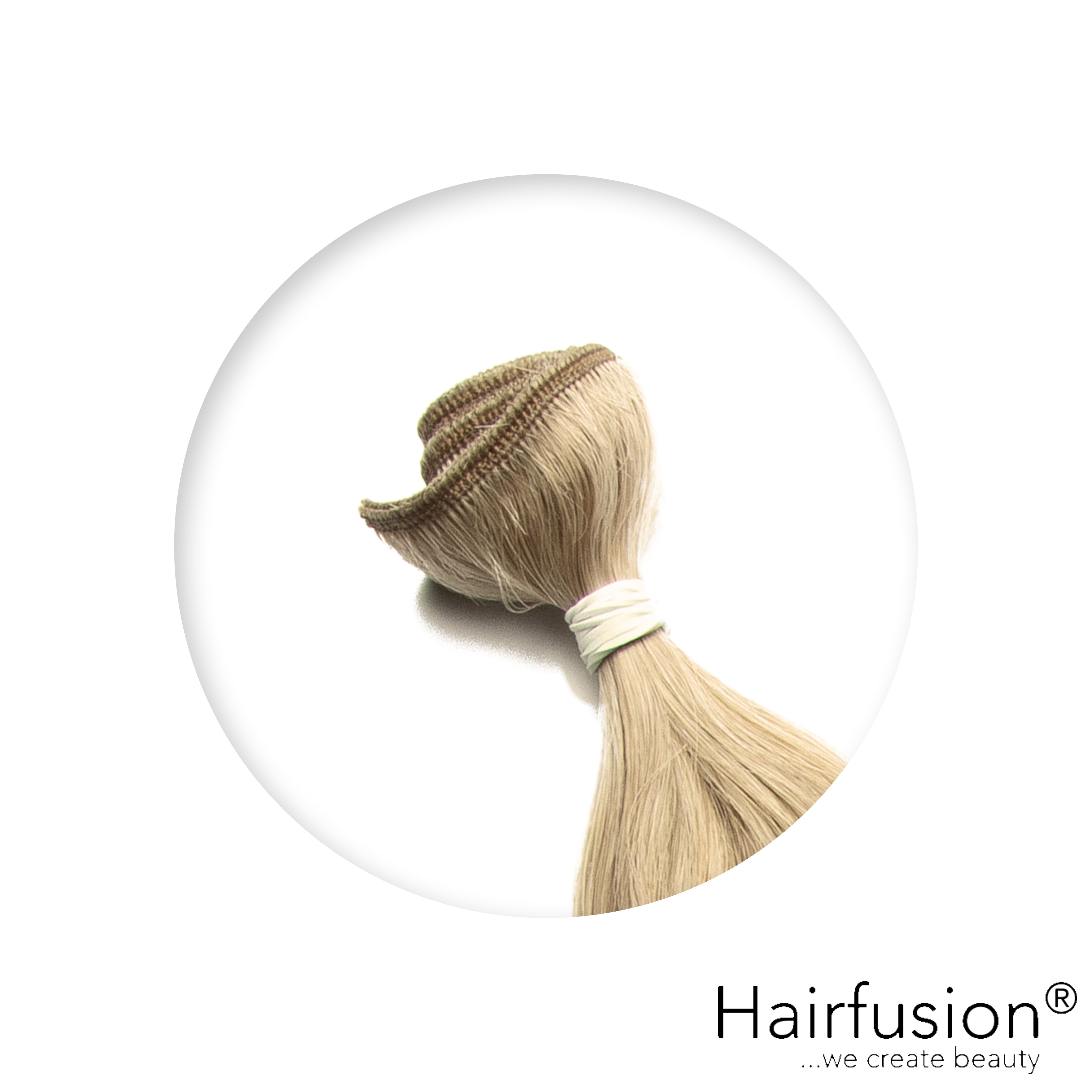 50 gr. INVISIBLE/GENIUS Tresse EINFARBIG Echthaar 40-70 cm