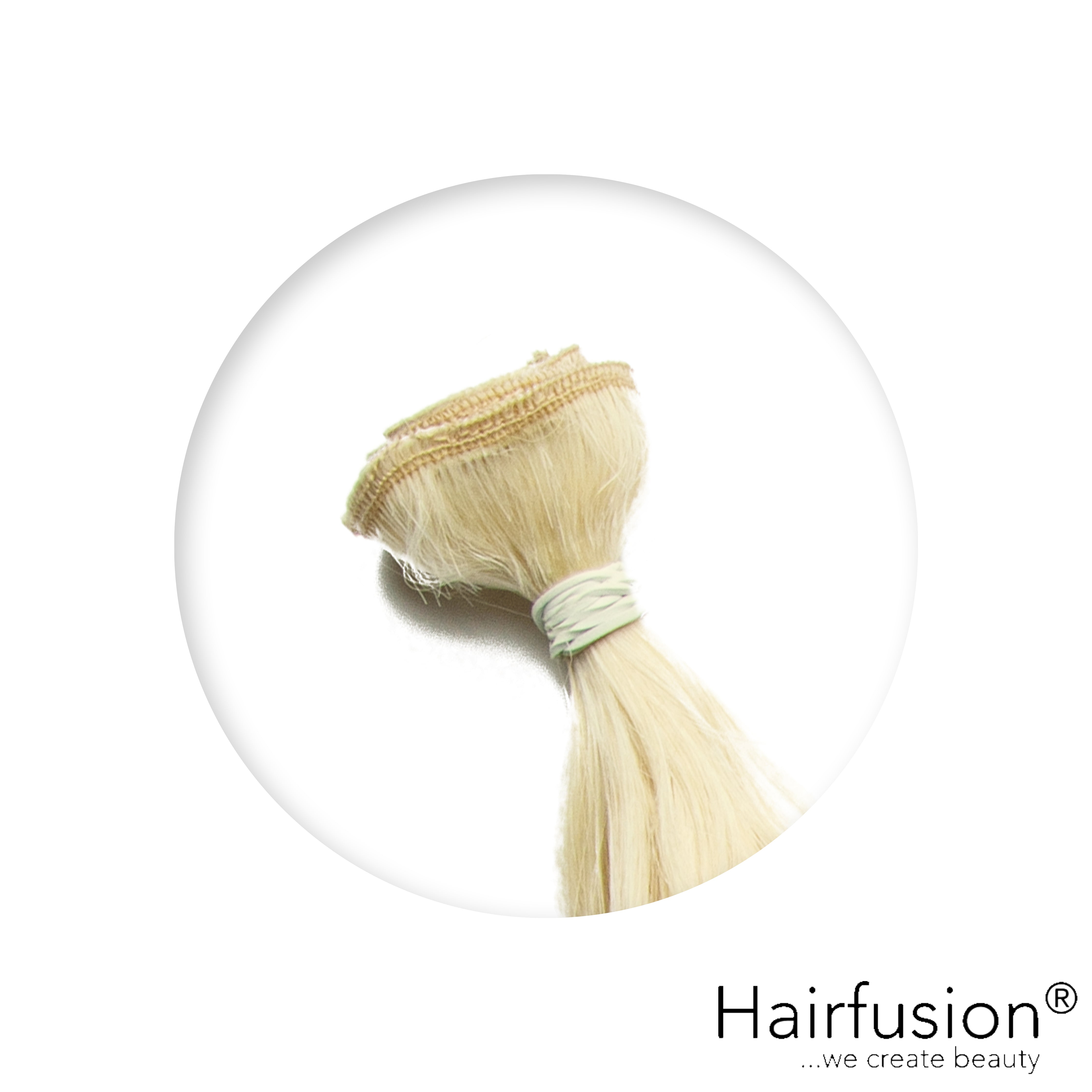 50 gr. INVISIBLE/GENIUS Tresse EINFARBIG Echthaar 40-70 cm