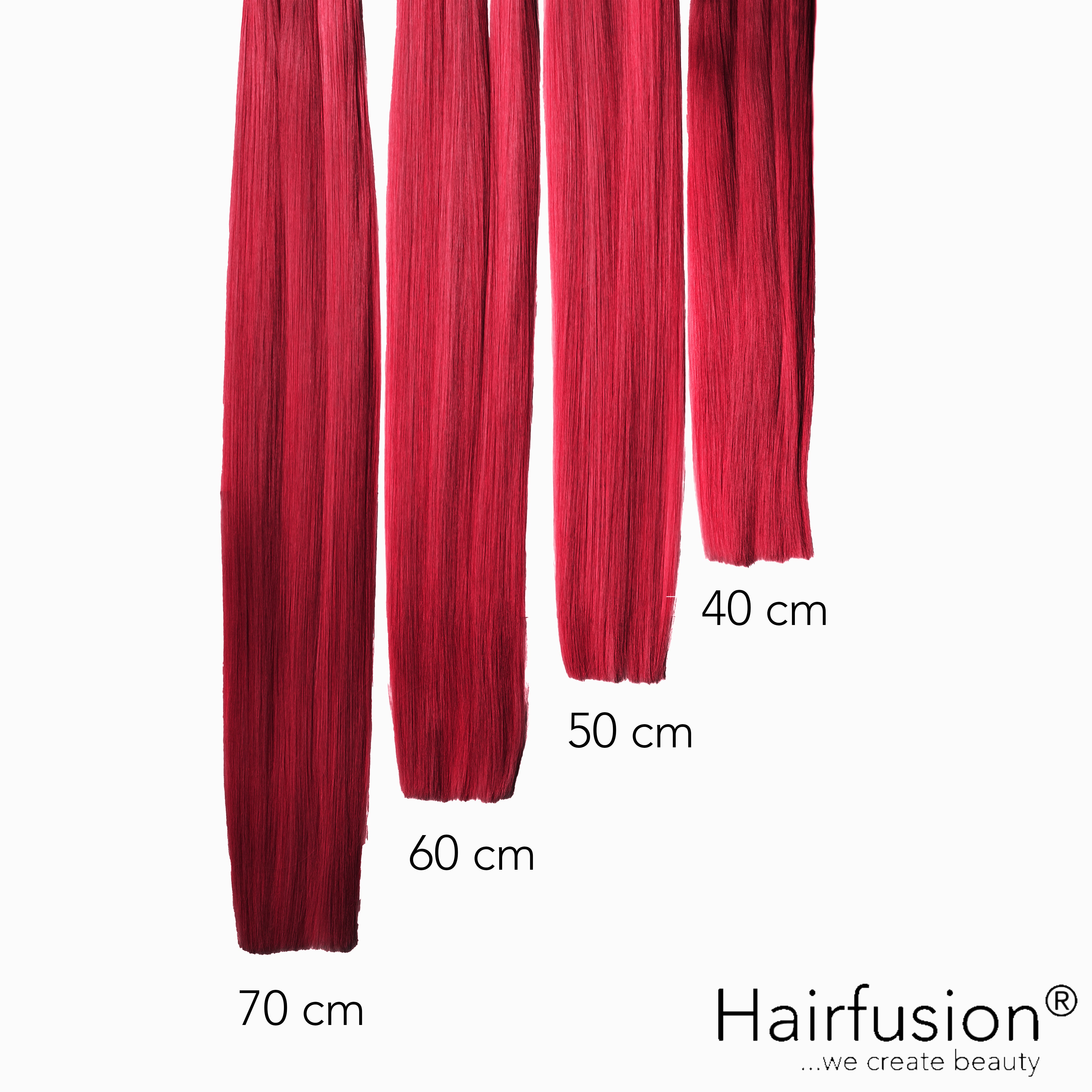 50 gr. INVISIBLE/GENIUS Tresse EINFARBIG Echthaar 40-70 cm