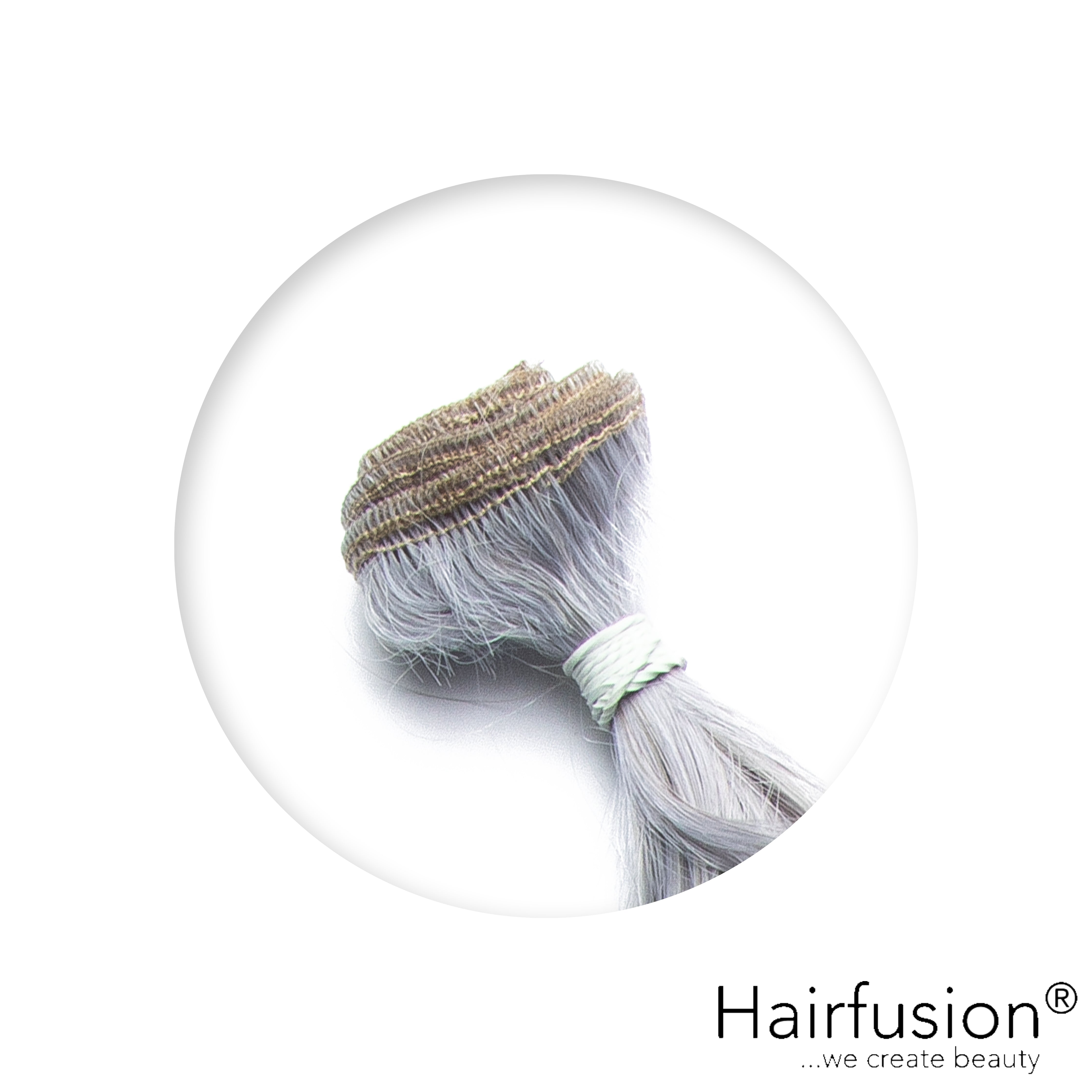 50 gr. INVISIBLE/GENIUS Tresse EINFARBIG Echthaar 40-70 cm