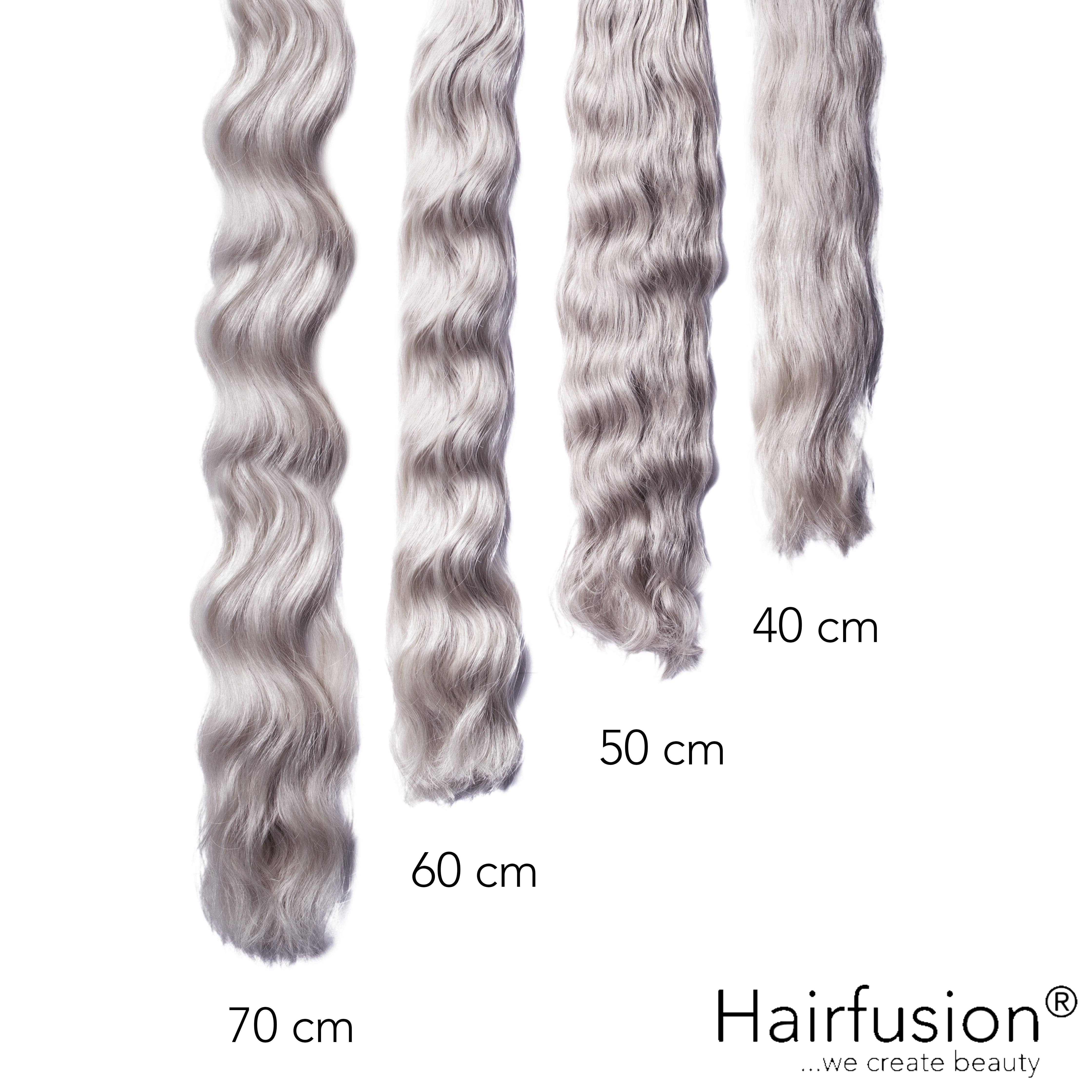 50 gr. INVISIBLE/GENIUS Tresse EINFARBIG Echthaar 40-70 cm