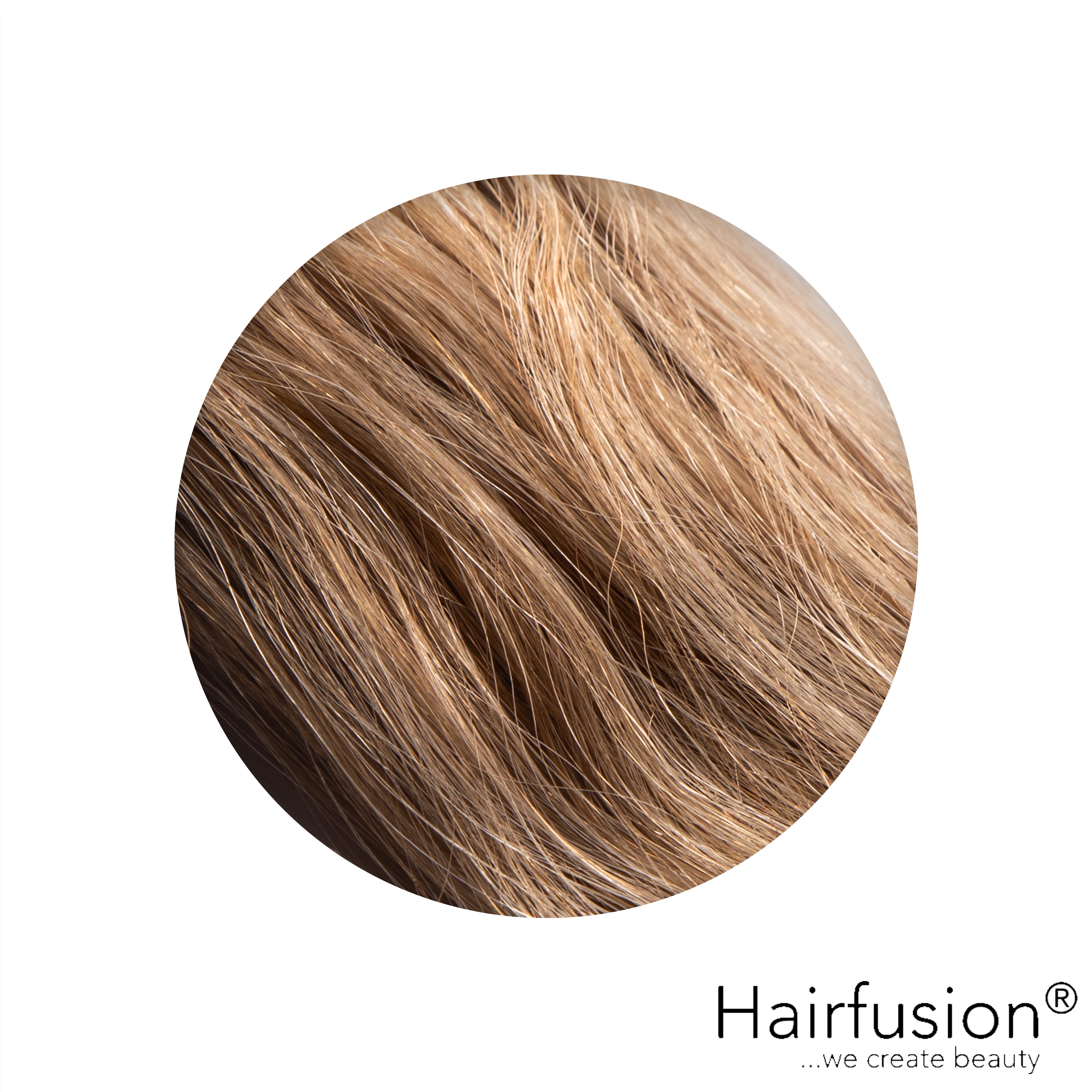 Haarverlängerung 50 gr. Invisible Tresse EINFARBIG Echthaar von HAIRFUSION