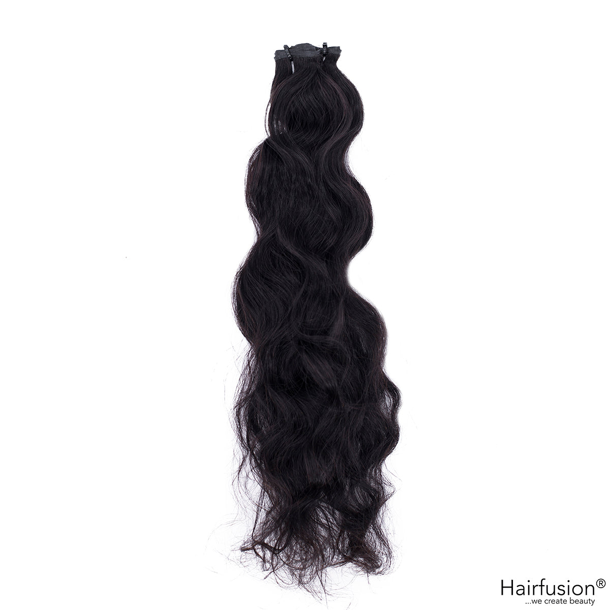 Haarverlängerung 50 gr. Invisible Tresse EINFARBIG Echthaar von HAIRFUSION