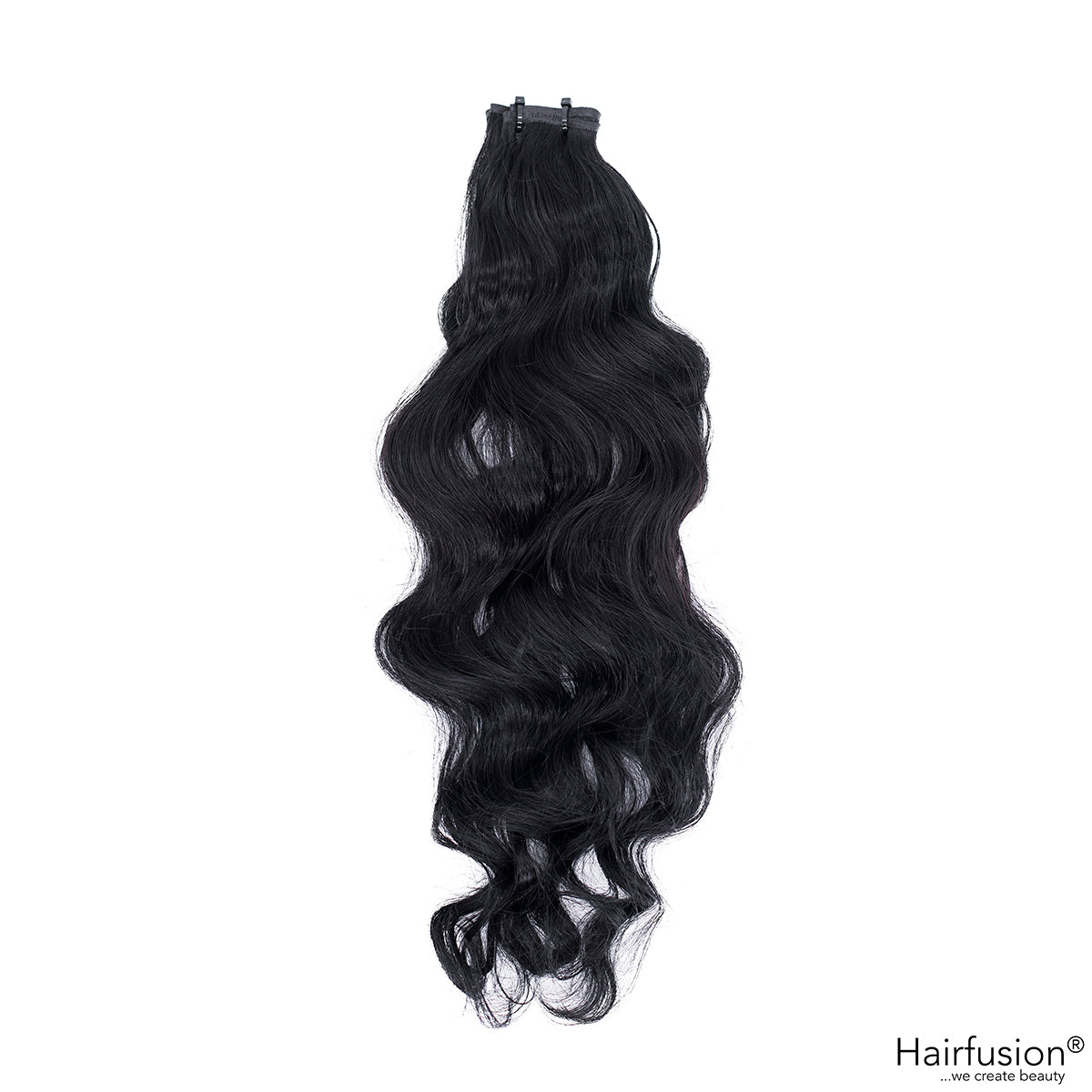 Haarverlängerung 50 gr. Invisible Tresse EINFARBIG Echthaar von HAIRFUSION