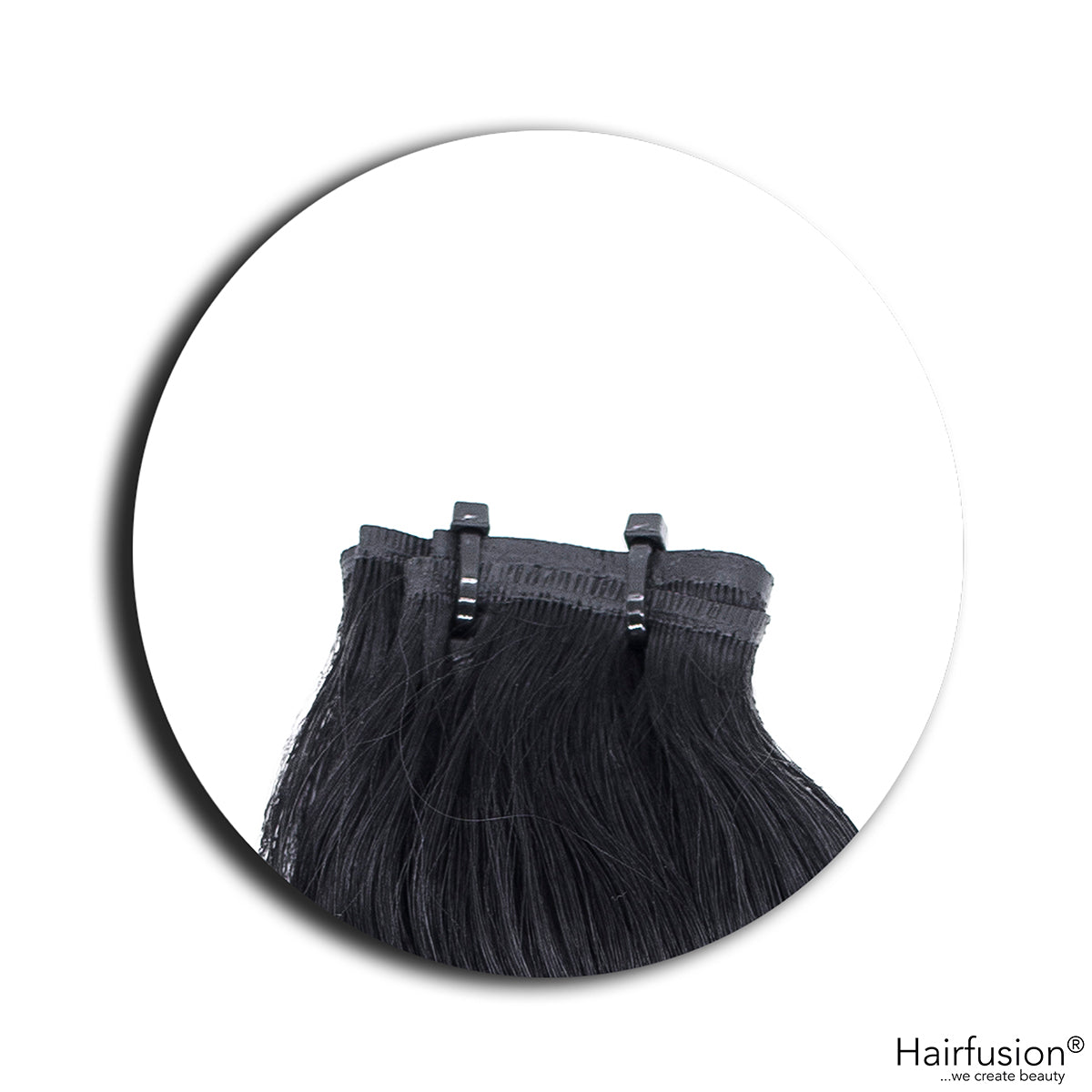 gelockte Tressenextensions - 50 gr. Echthaar 40-70 cm