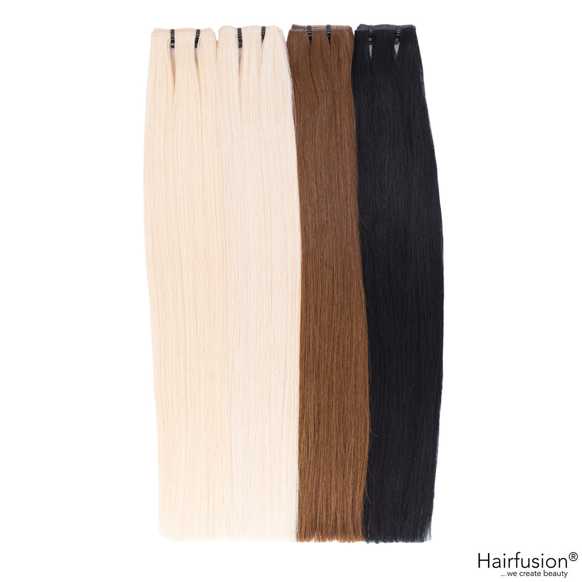 100 gr. BUTTERFLY INVISIBLE Tresse Echthaar 50 cm