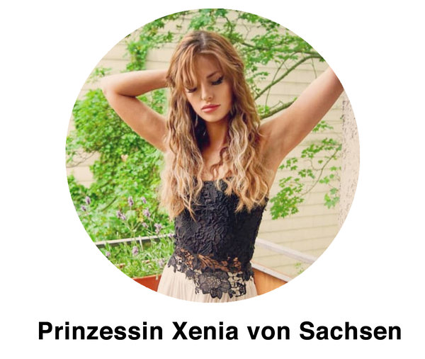 Prinzessin Xenia von Sachsen trägt Hairfusion Echthaar Extensions mit der Bondingmethode